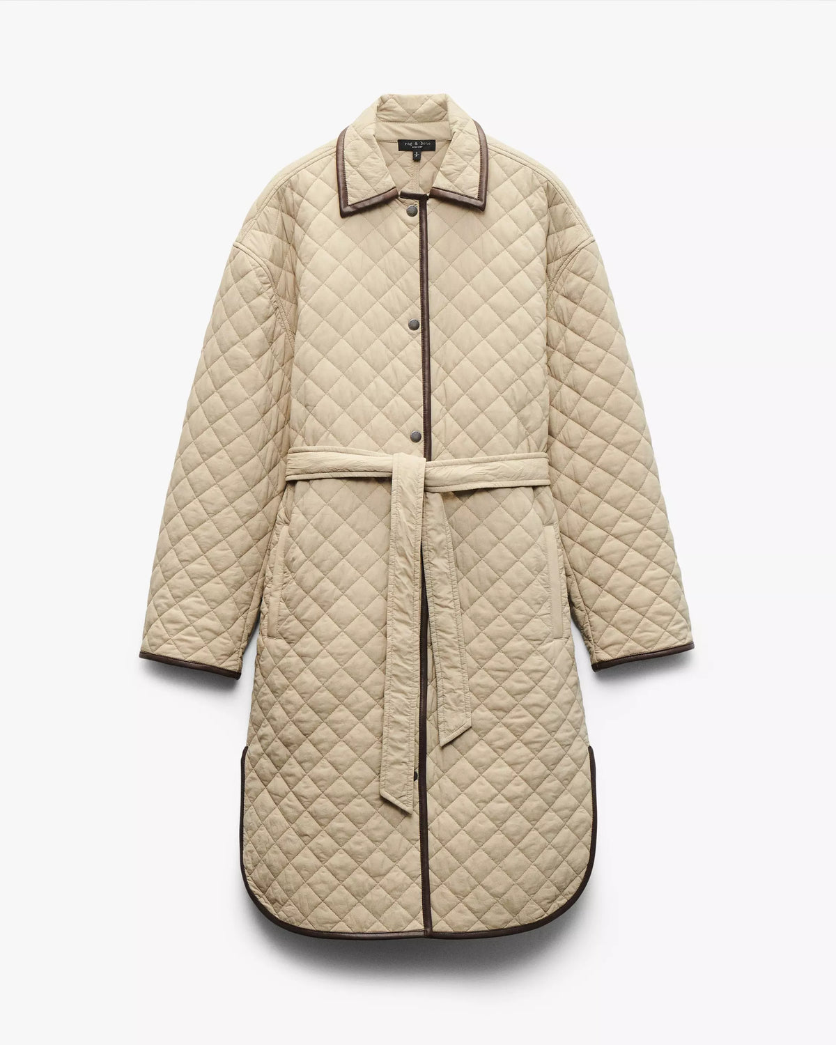 Rag & Bone Kelly Quilted Jacket in Tan