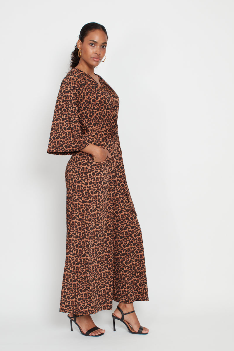 Onjenu Laurie Jumpsuit in Leo Brown