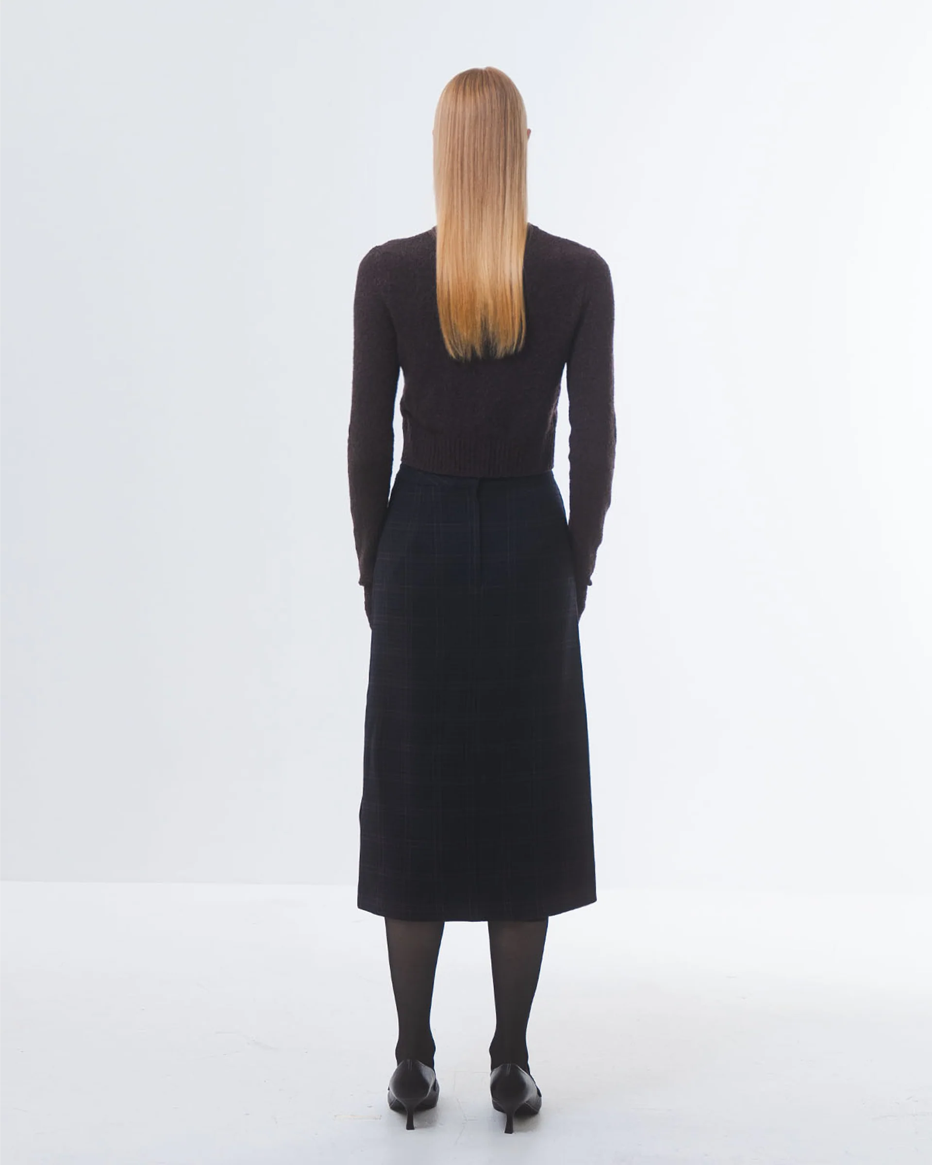 Emin + Paul Button Up Cardi in Brown