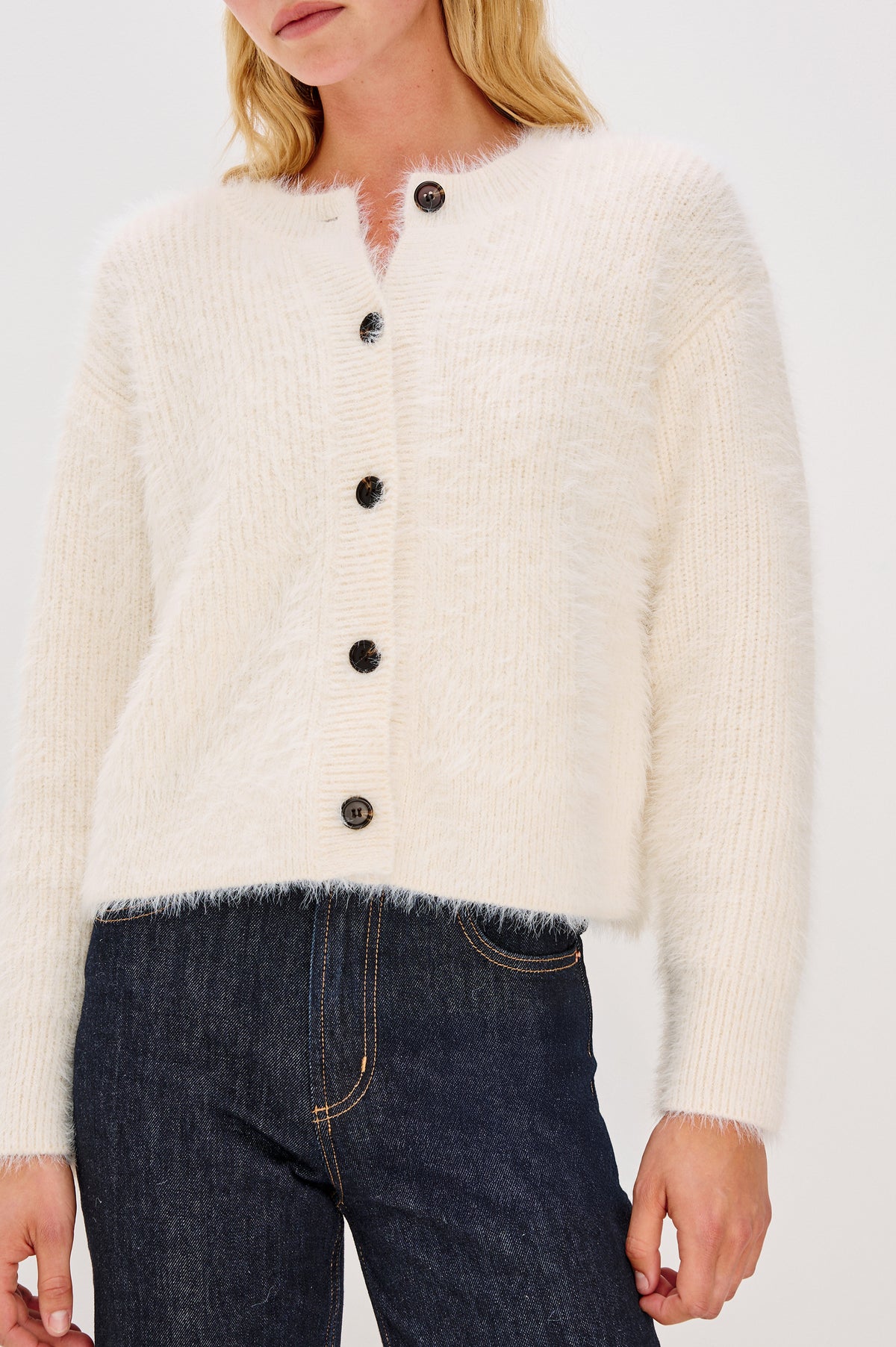 RAILS Melo Cardigan in Ivory