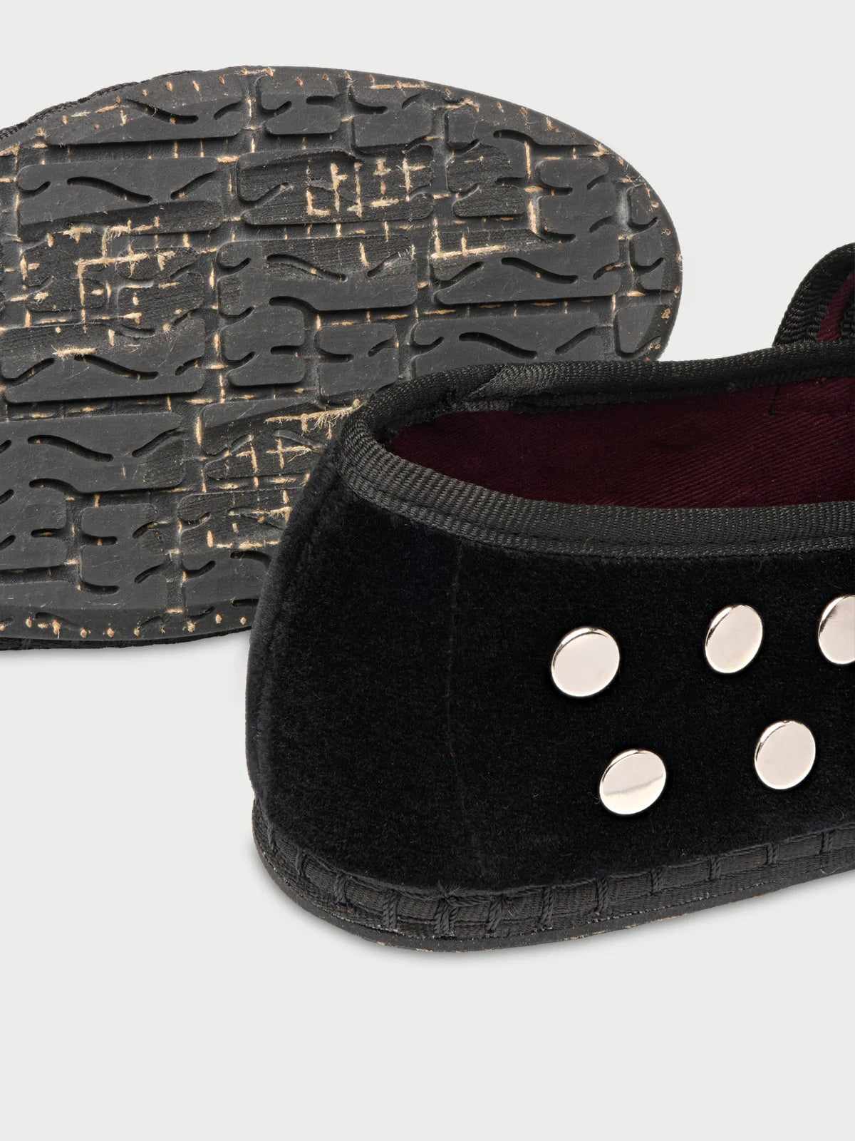 FLABELUS Mae Mary Jane in Black, Silver