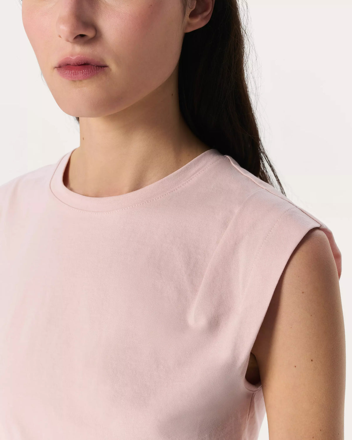 Rag & Bone Mica Cropped Tank in Dusty Rose