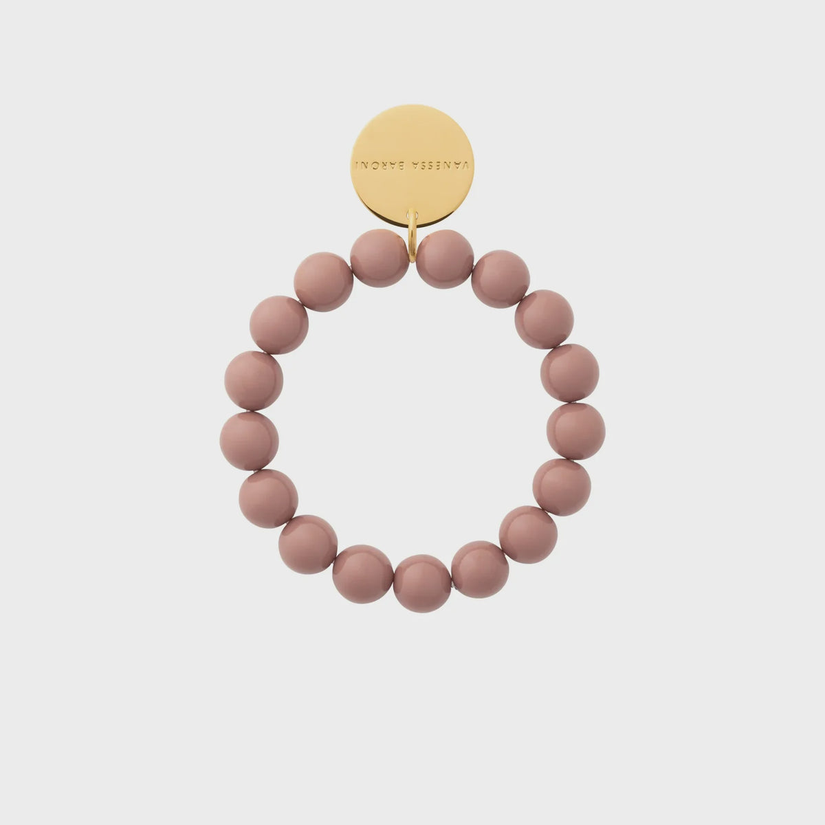 Vanessa Baroni Mini Beads Flex Bracelet Mocha Mouse