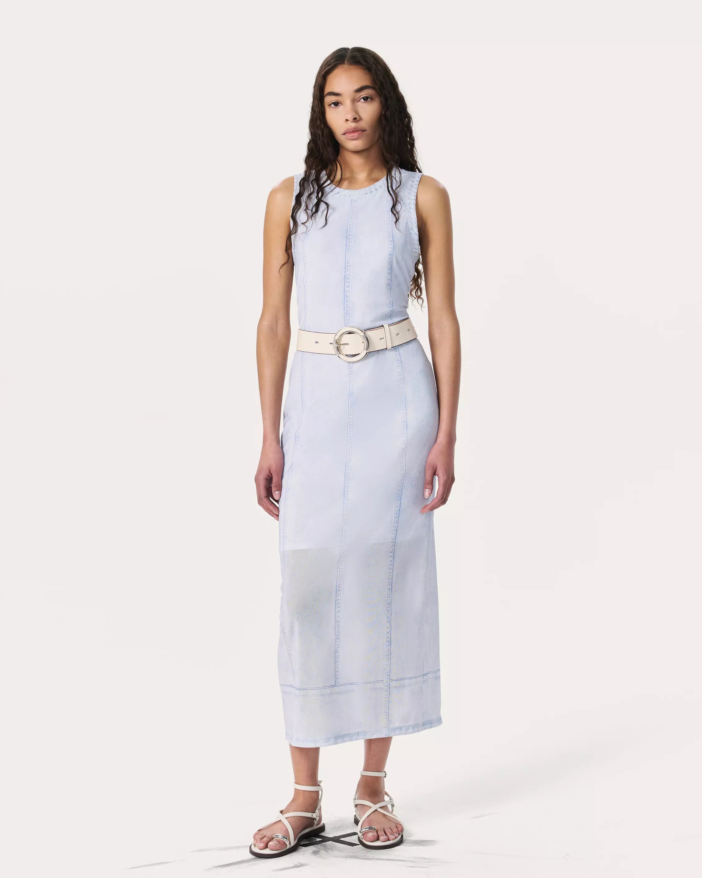 Rag & Bone Miramar Mesh Midi Dress in Aliah