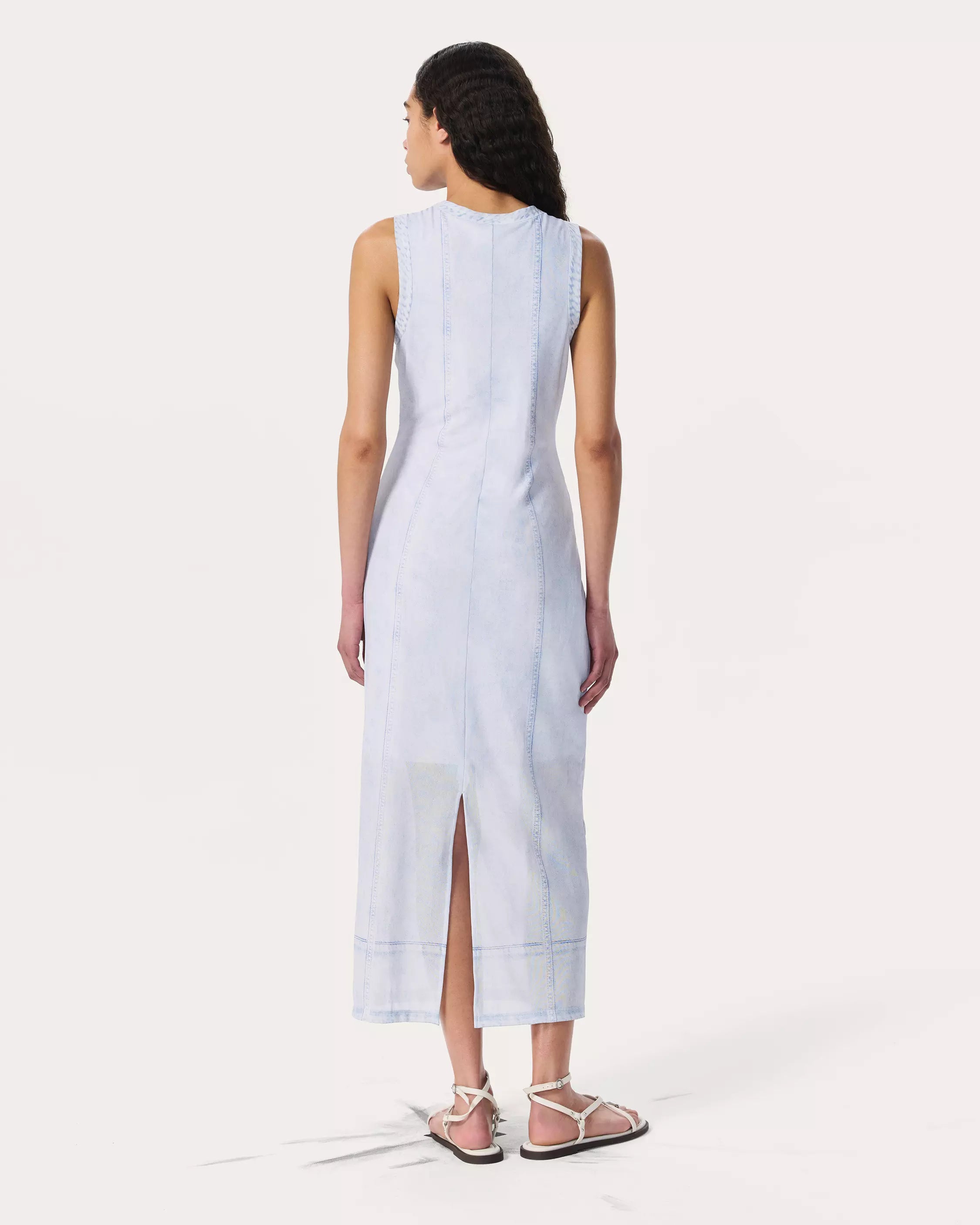 Rag & Bone Miramar Mesh Midi Dress in Aliah