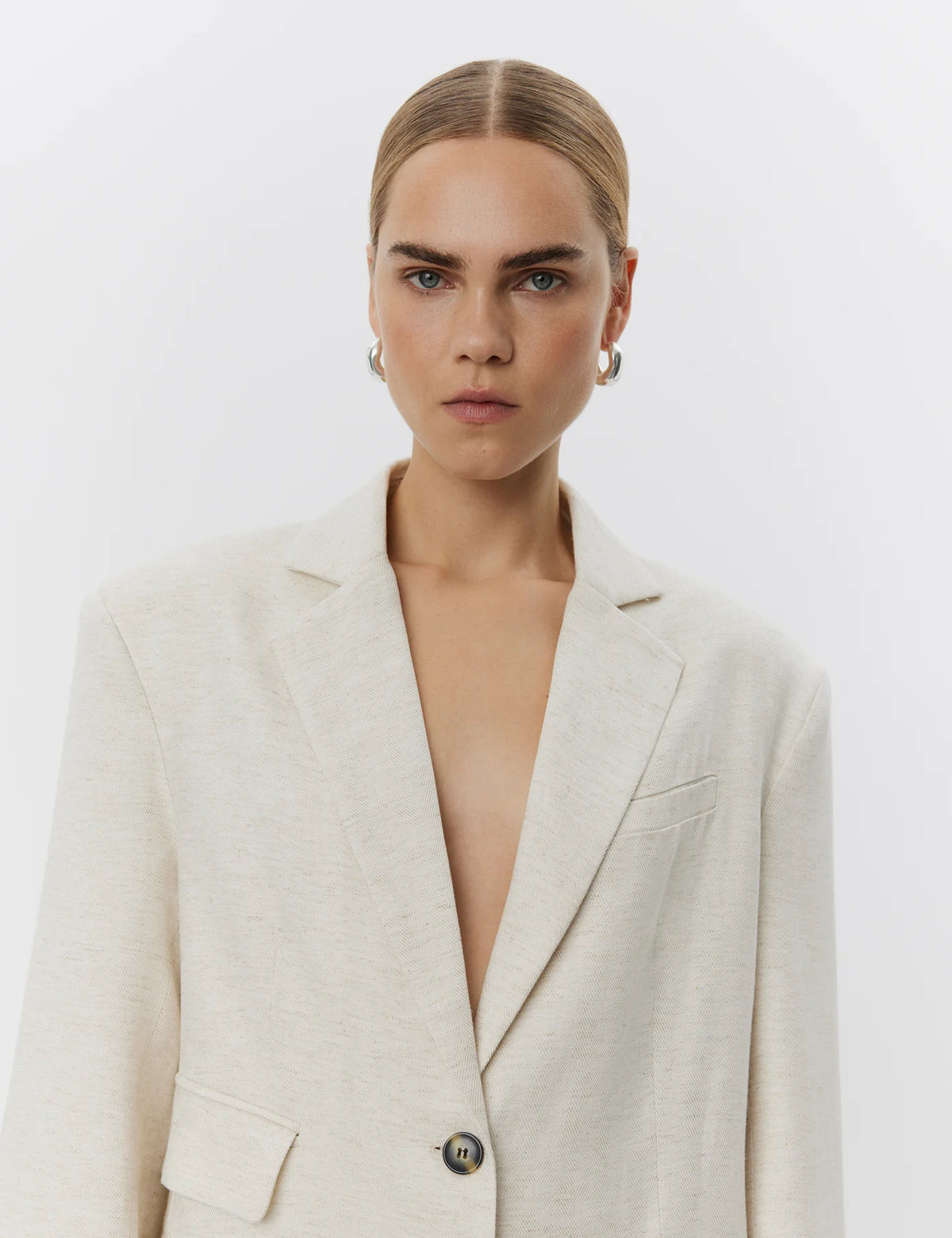 DAY Birger et Mikkelsen Morse Summer Tweed Jacket in Pistachio Shell