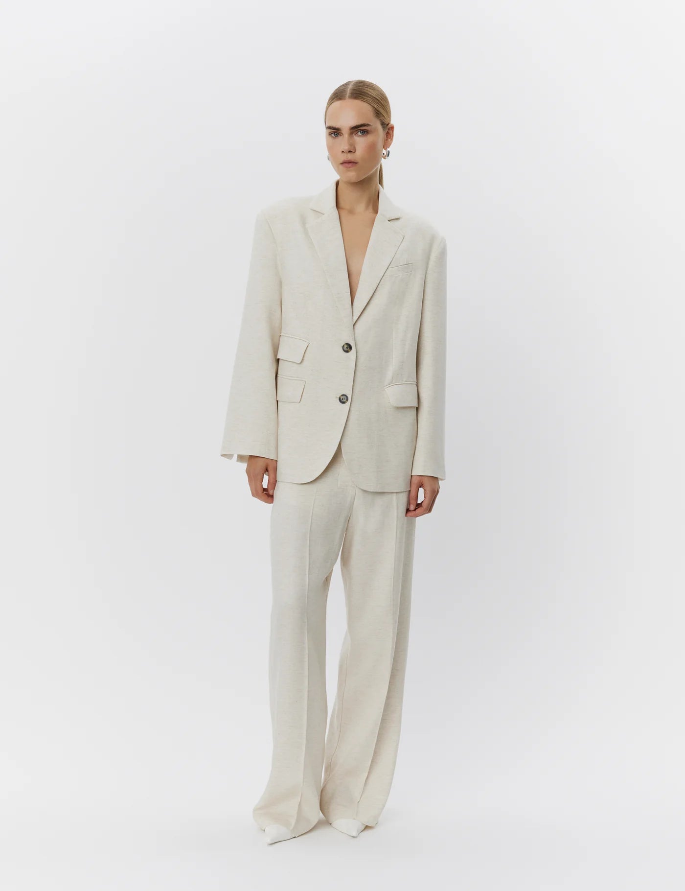 DAY Birger et Mikkelsen Morse Summer Tweed Jacket in Pistachio Shell