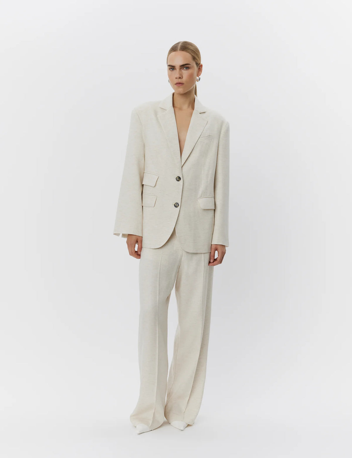 DAY Birger et Mikkelsen Morse Summer Tweed Jacket in Pistachio Shell