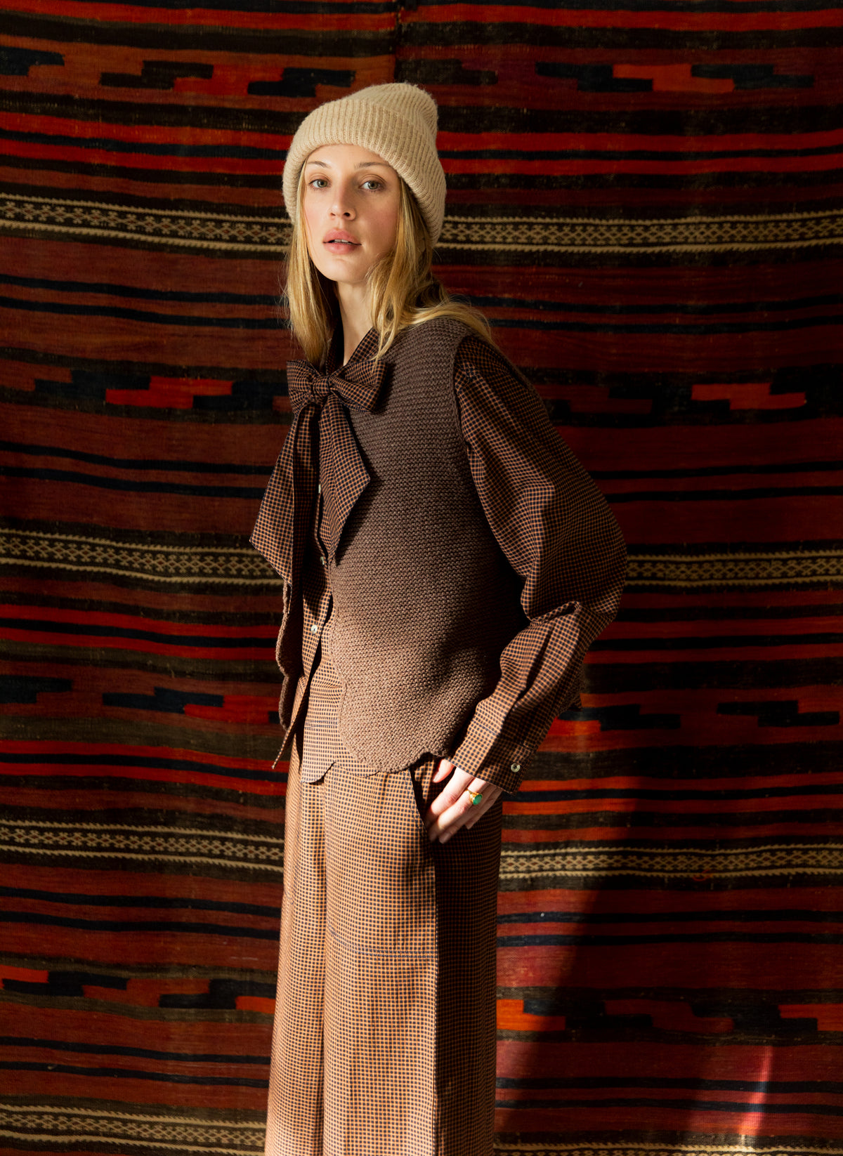 Bonte Naomi Gilet in Cocoa