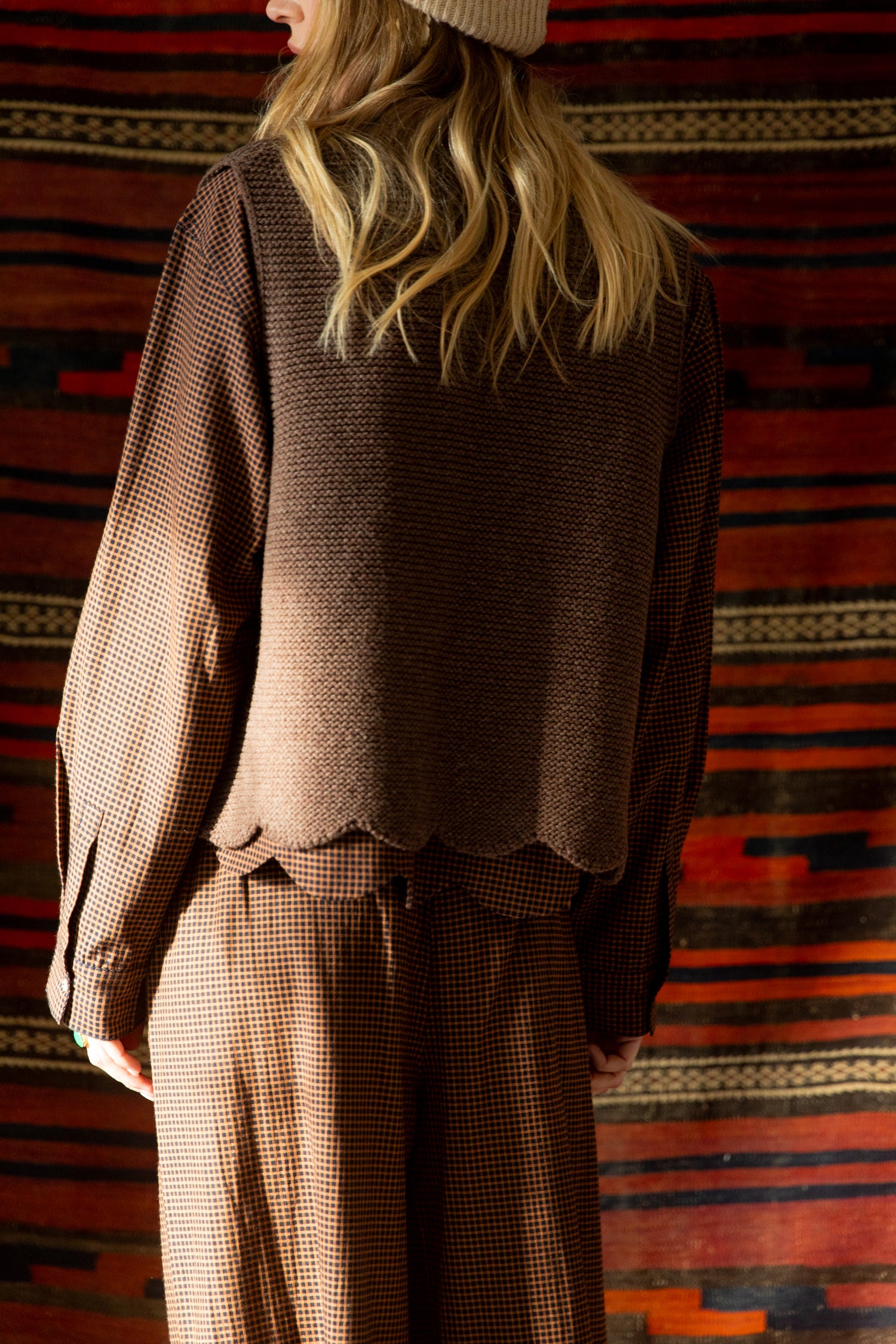 Bonte Naomi Gilet in Cocoa