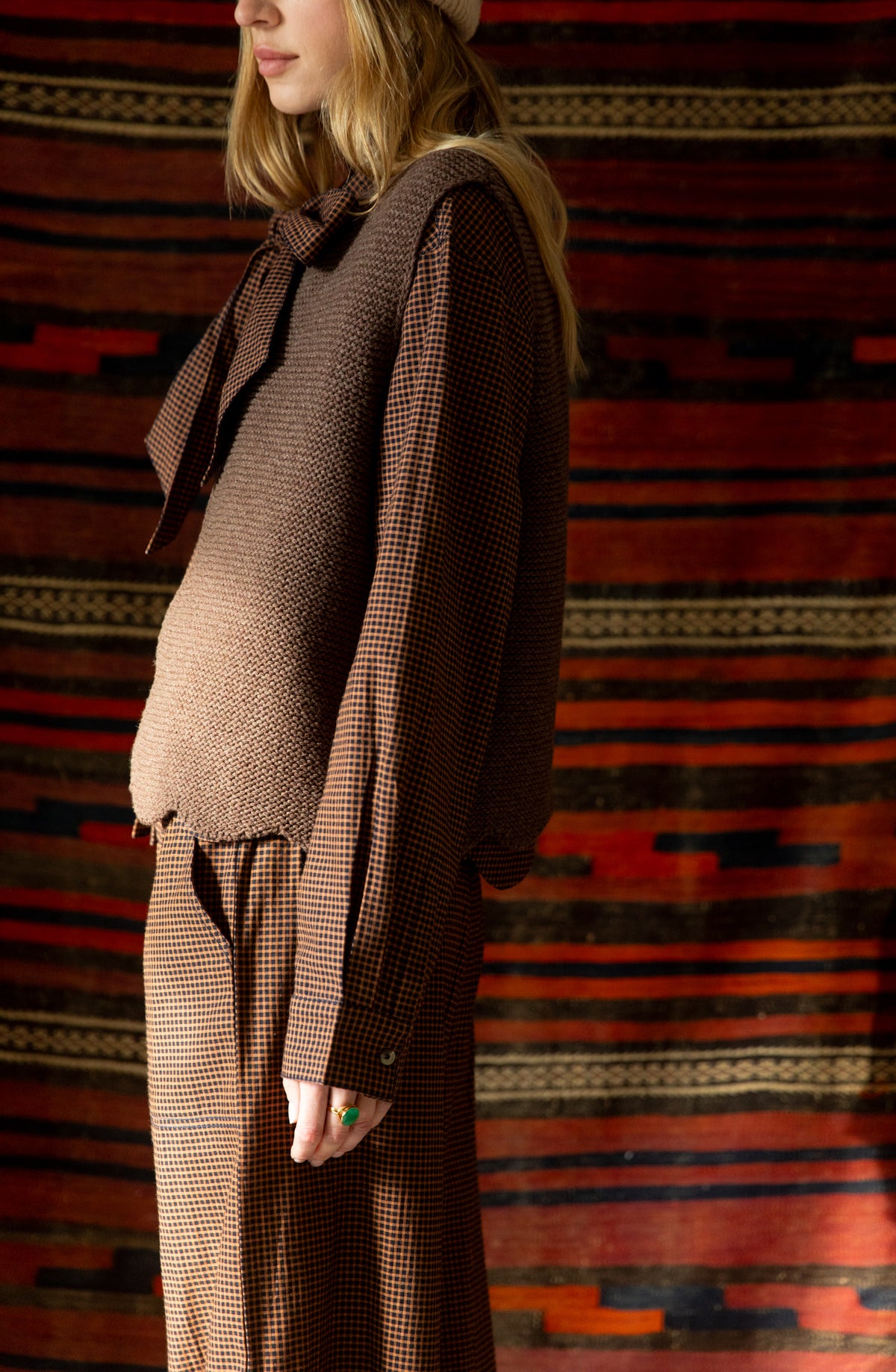 Bonte Naomi Gilet in Cocoa