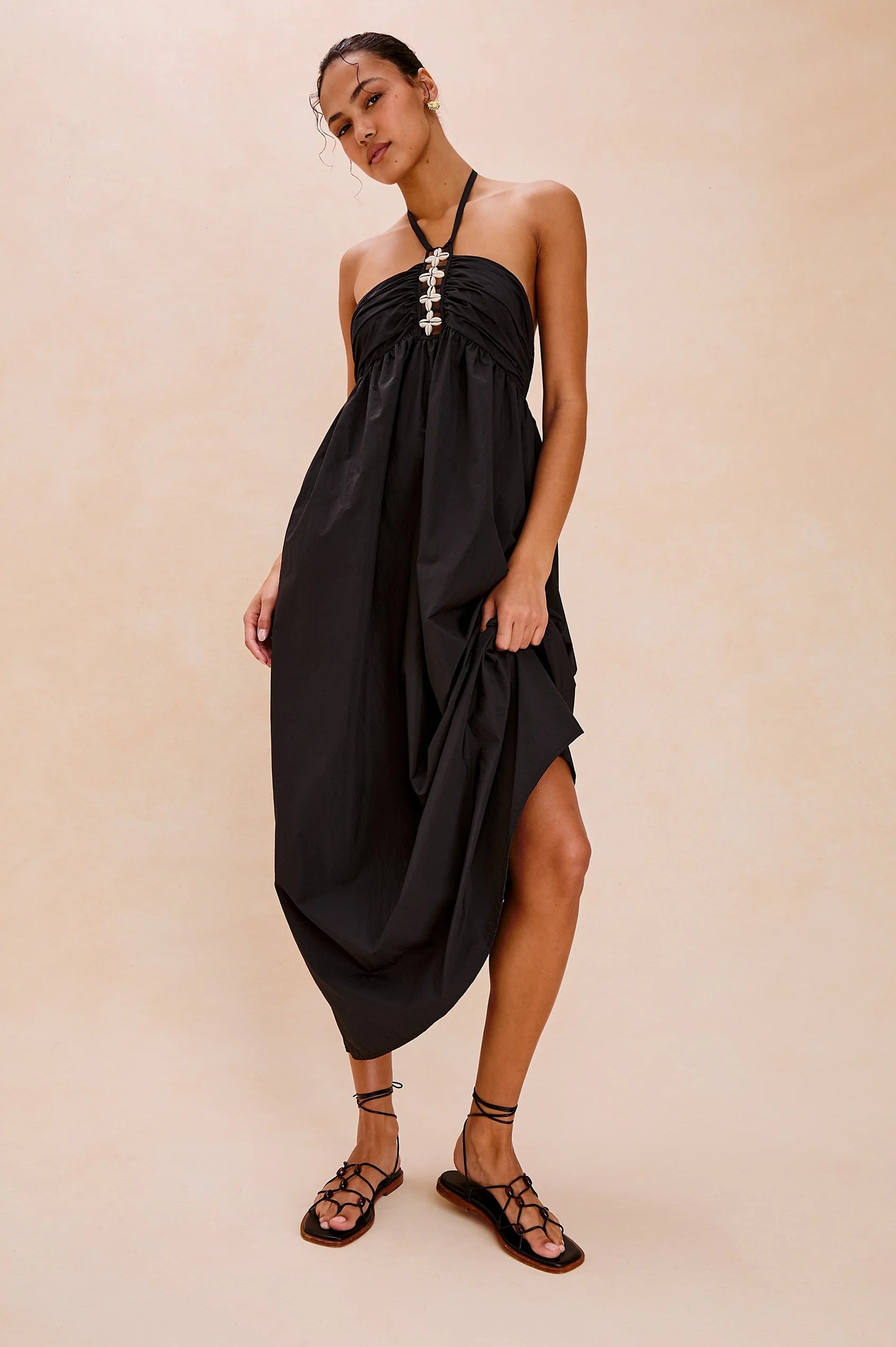 RAILS Palazzo Dress in Black