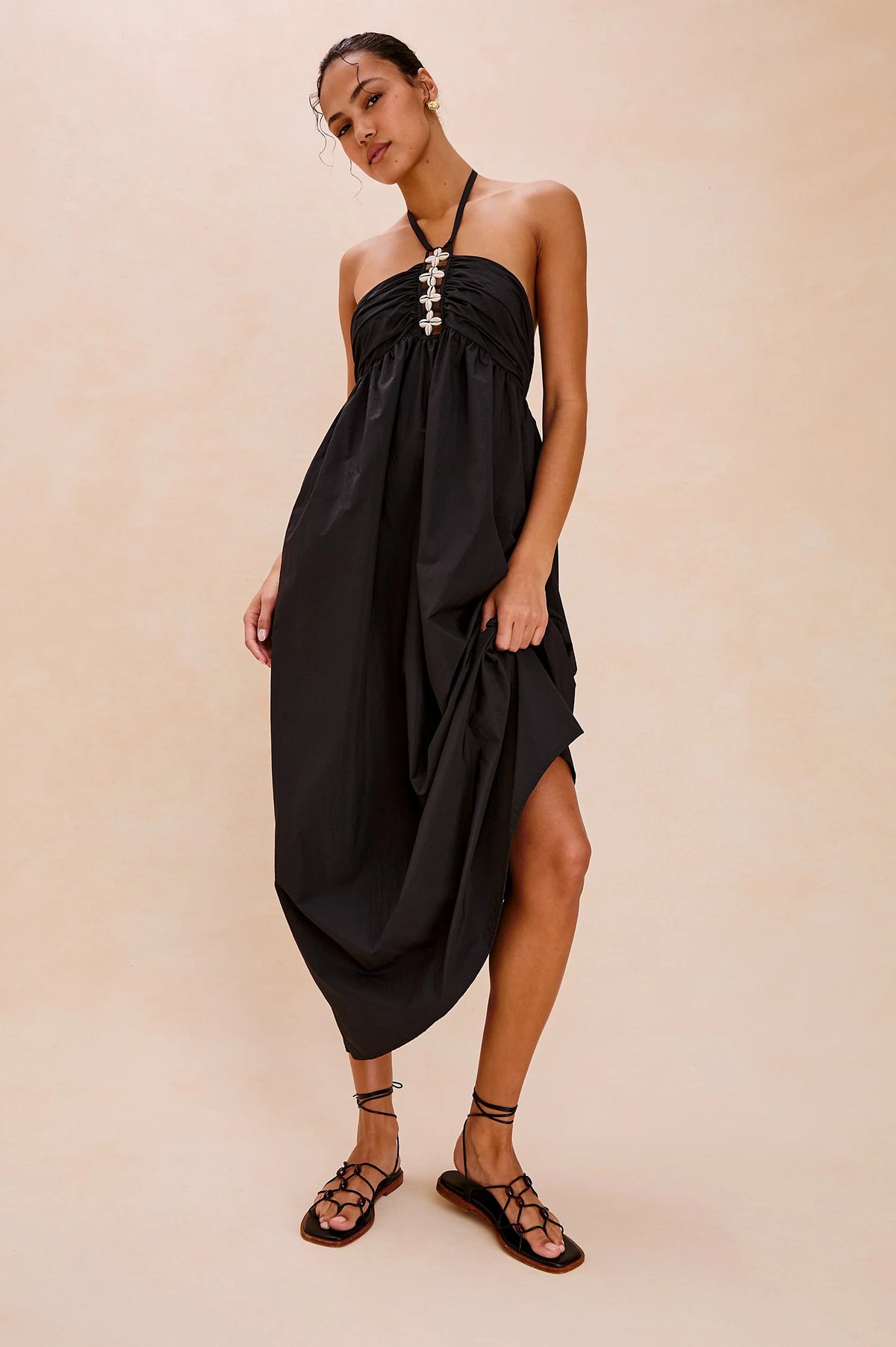 RAILS Palazzo Dress in Black