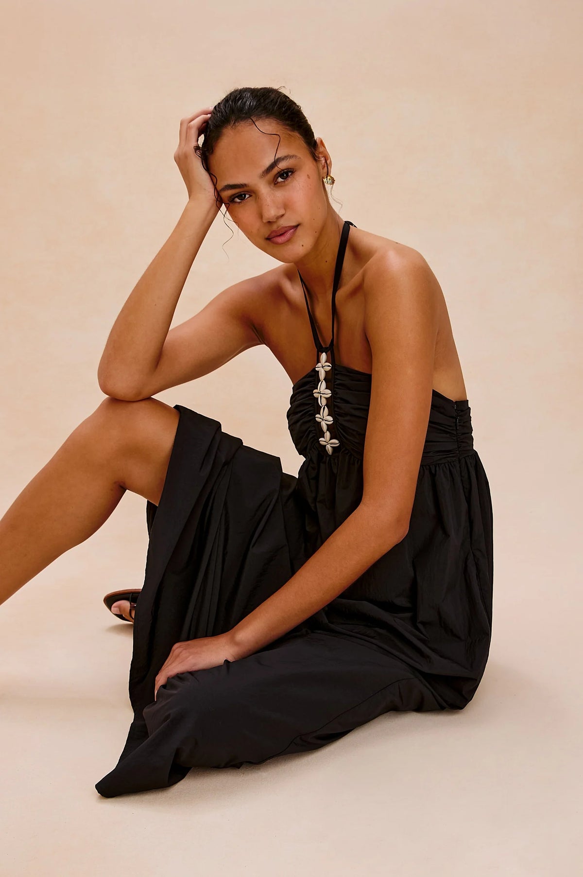 RAILS Palazzo Dress in Black
