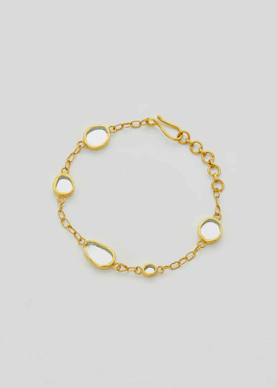 Pippa Small Afghanistan Reflections of Beauty Nadia Mirror Bracelet