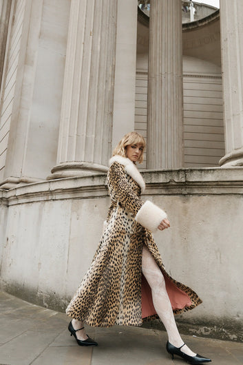 Queens of Archive Priscilla Leopard Coat