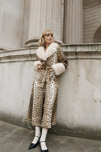 Queens of Archive Priscilla Leopard Coat