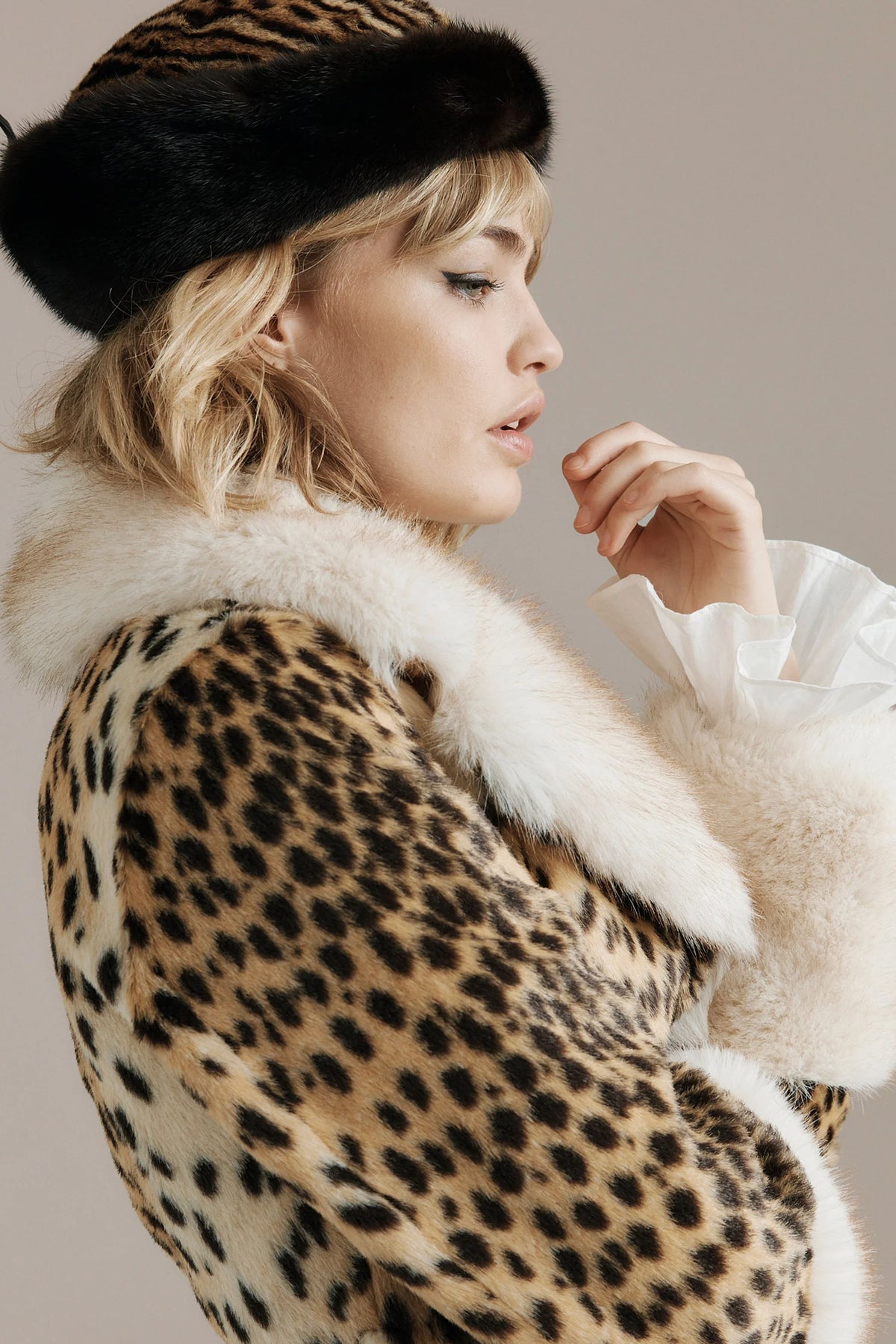 Queens of Archive Priscilla Leopard Coat