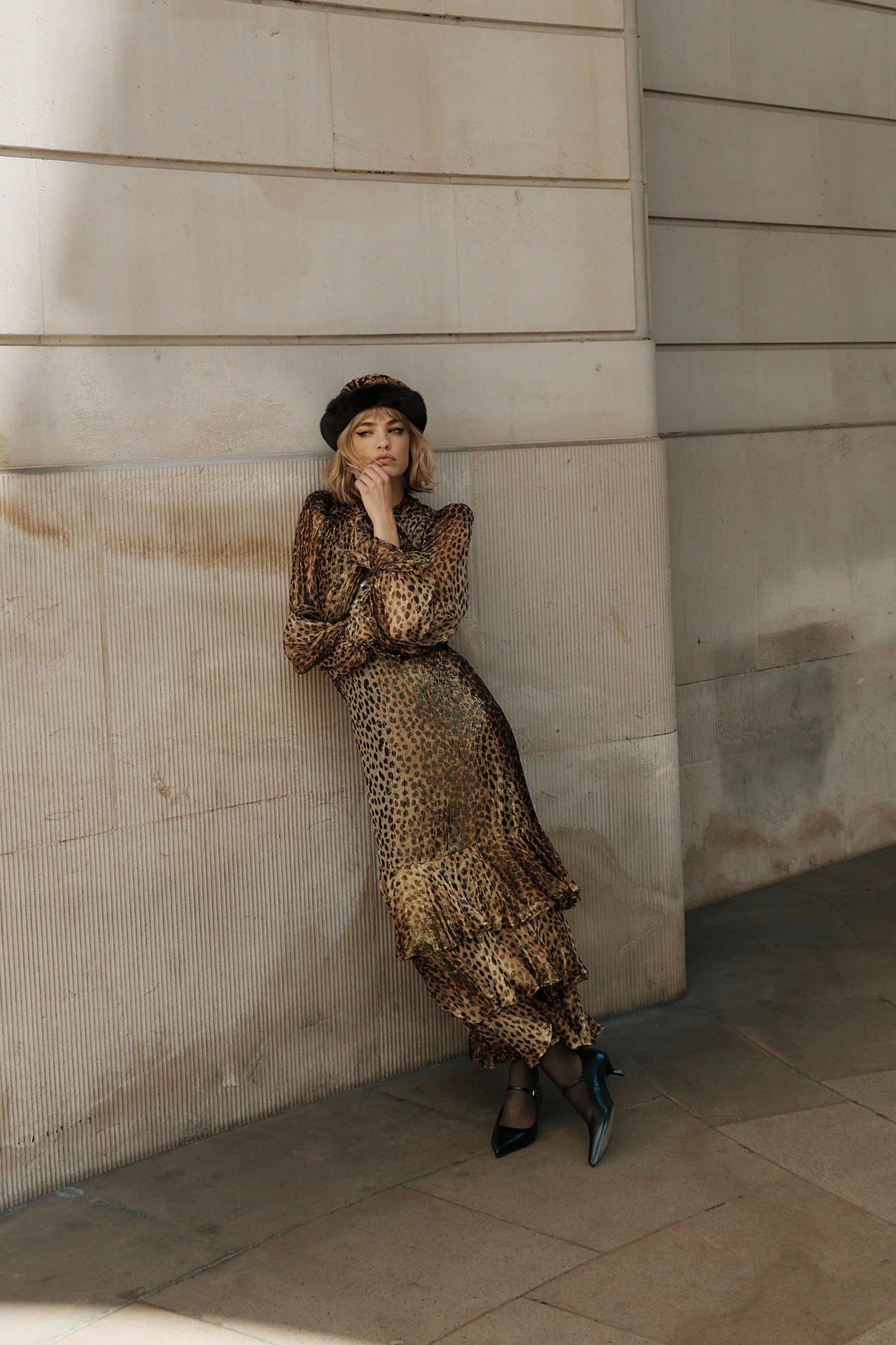 Queens of Archive Farrah Dress in Leopard