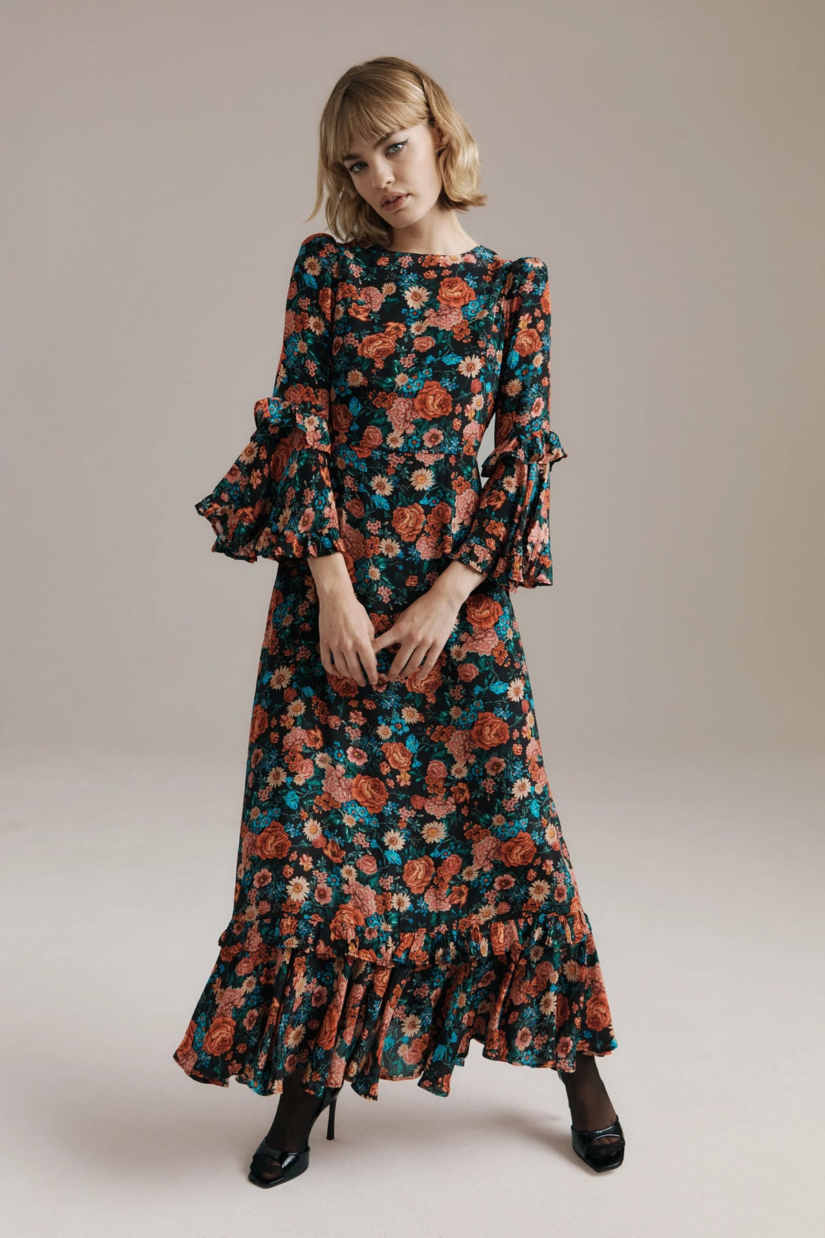 Queens of Archive Claudia Floral Dress