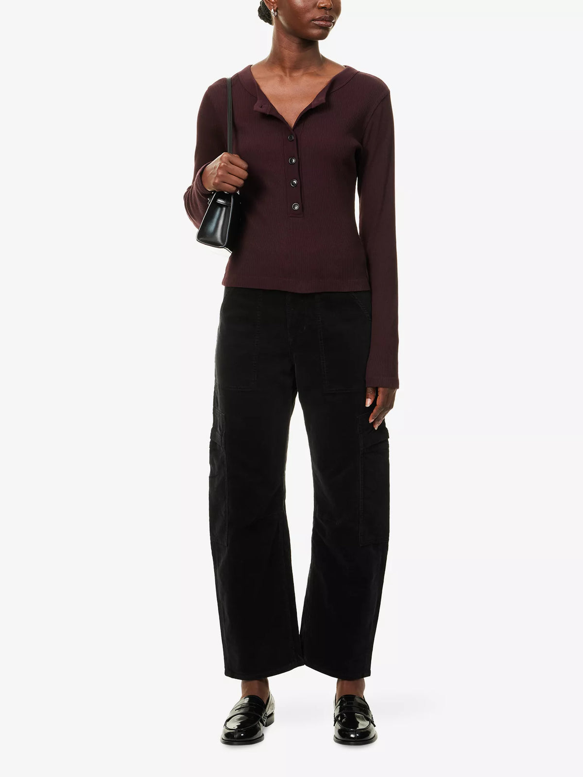 Citizens of Humanity Marcelle Corduroy in Charcoal