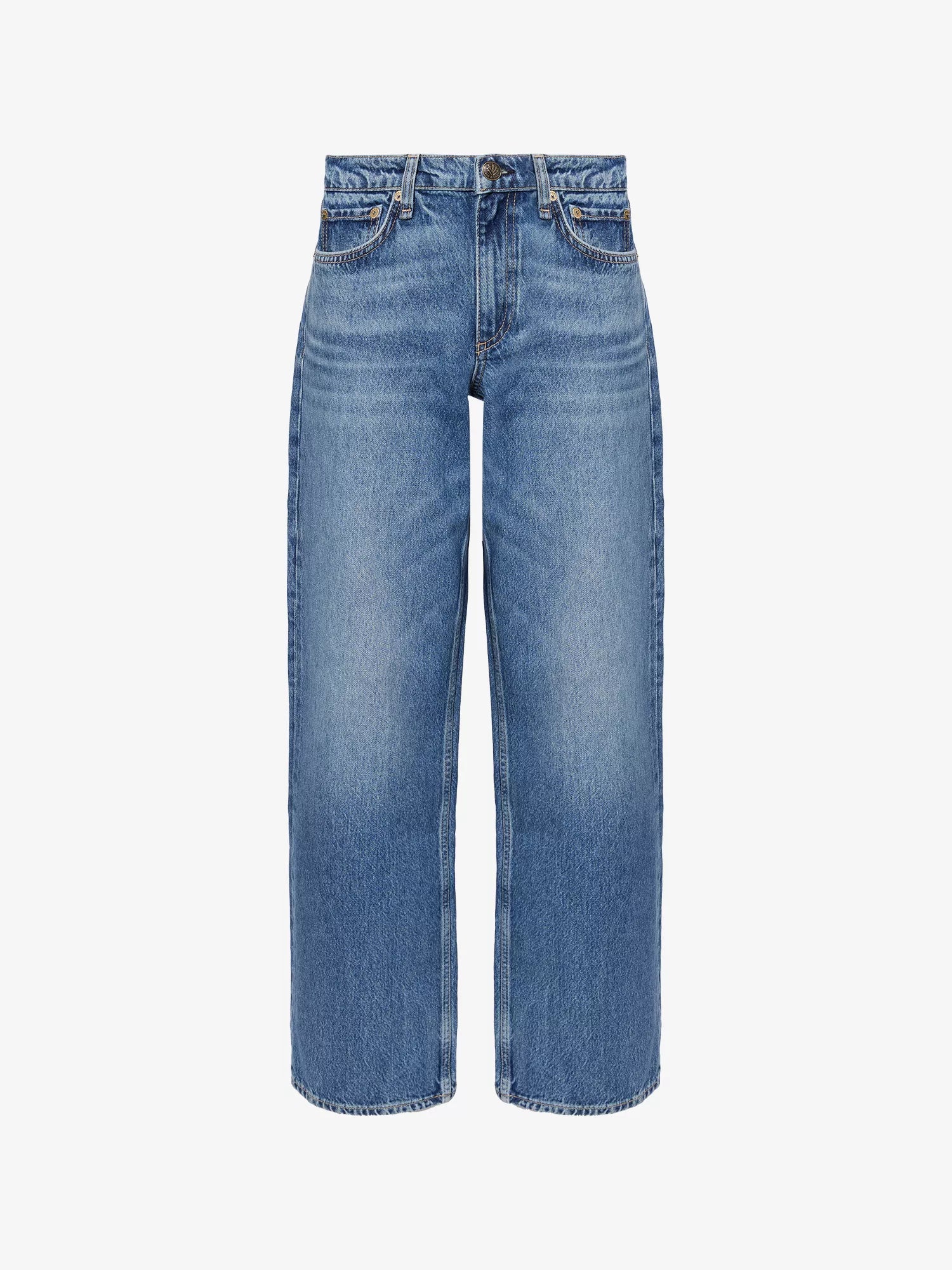 Rag & Bone Saige Low Rise Relaxed Straight