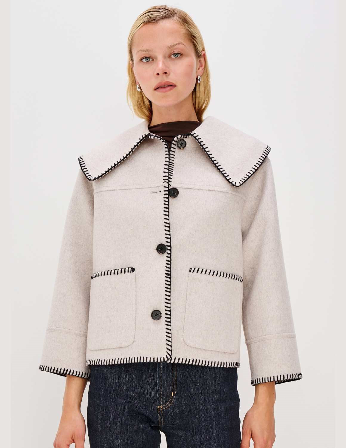 RAILS Patty Jacket in Oatmeal