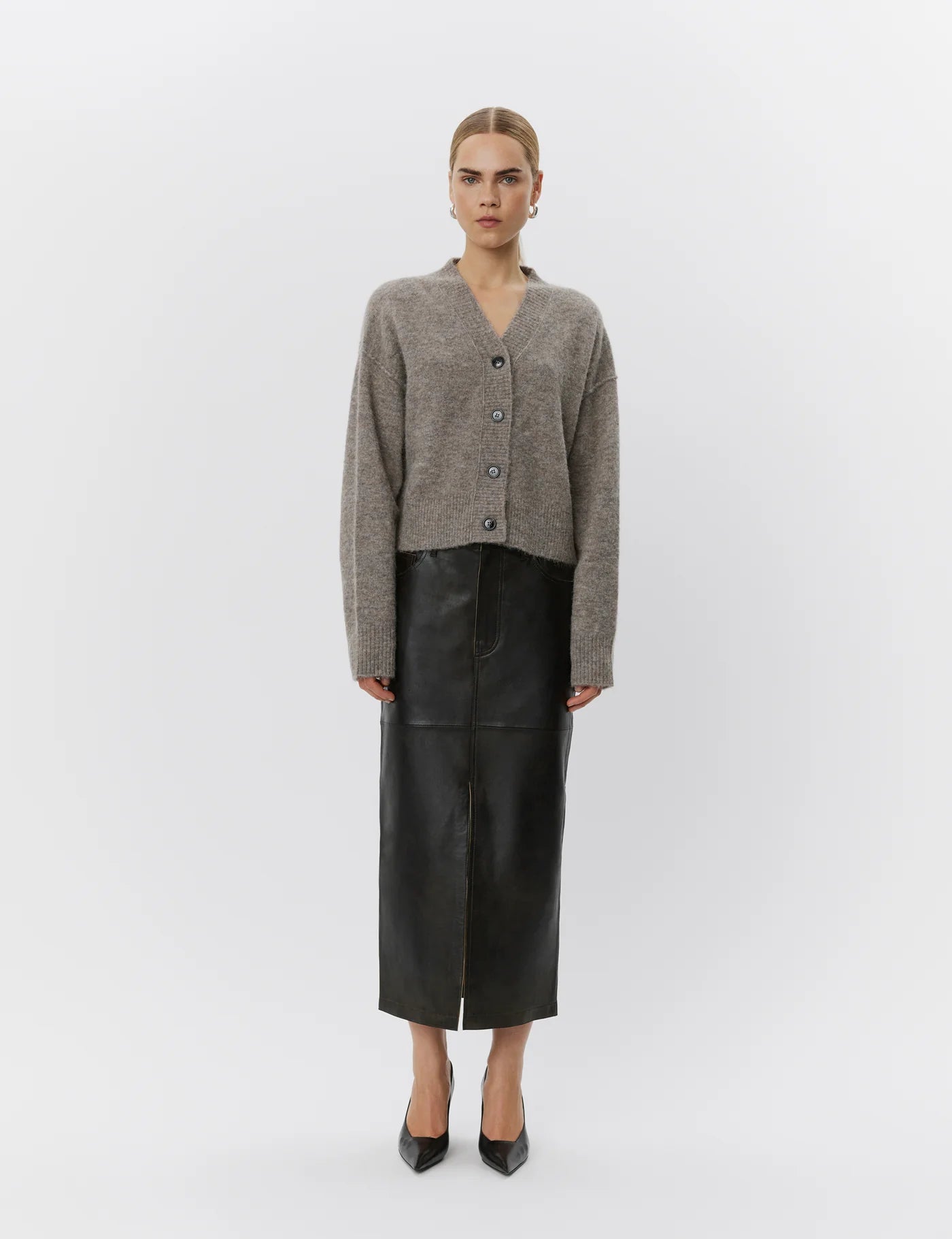 DAY Birger et Mikkelsen Rana Cozy Days Cardigan in Light Espresso
