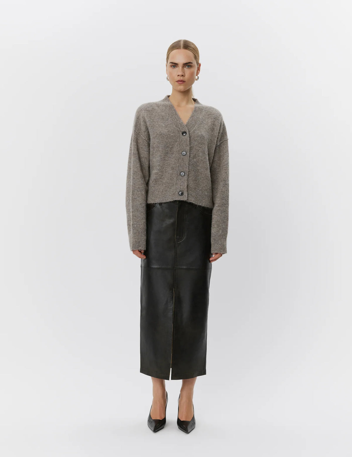 DAY Birger et Mikkelsen Rana Cozy Days Cardigan in Light Espresso
