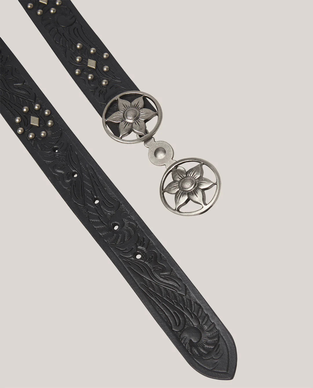 Maison Hotel Rodolofo Belt in Midnight Silver
