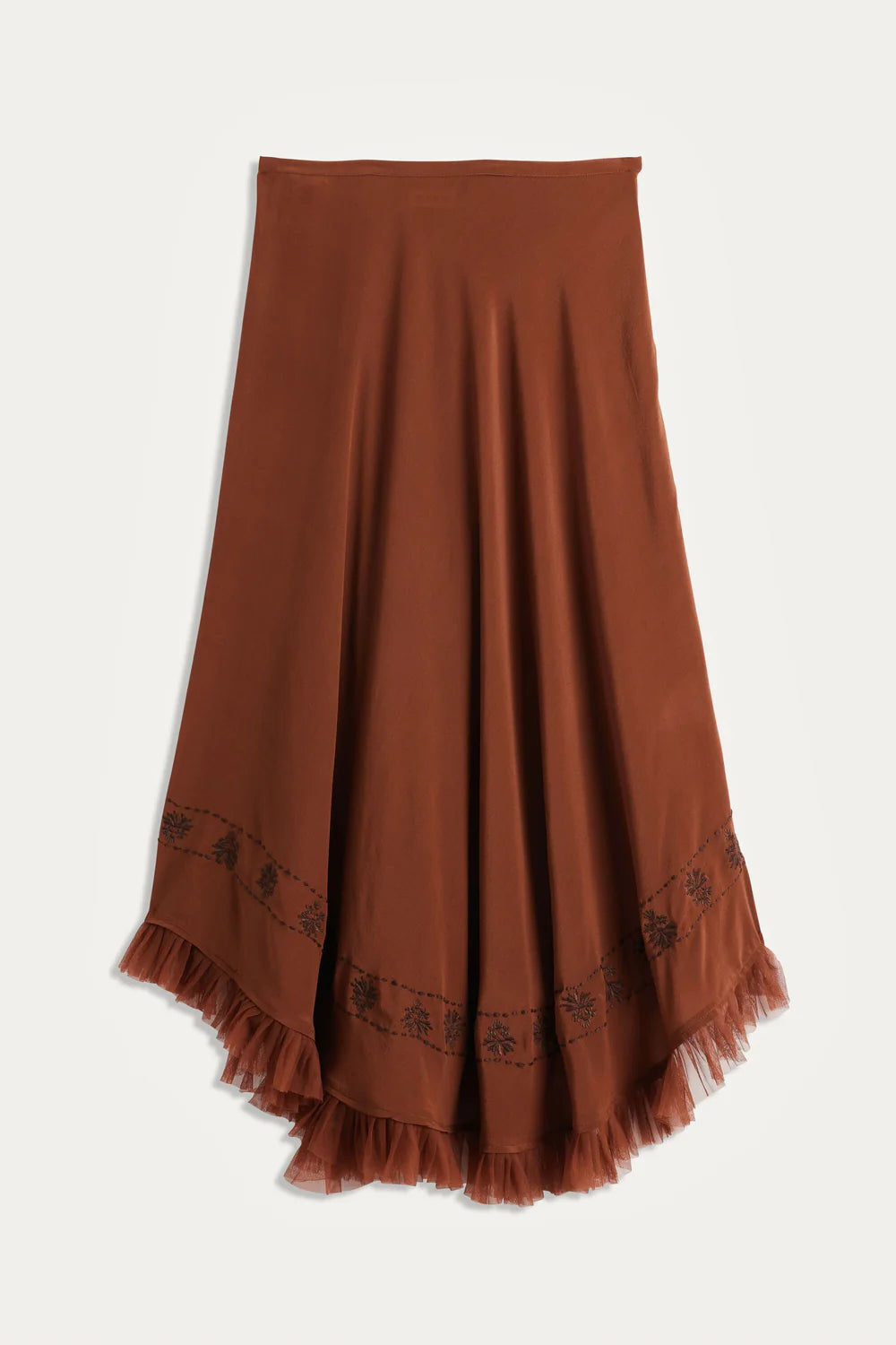 RIXO Rudy Skirt in Bronze