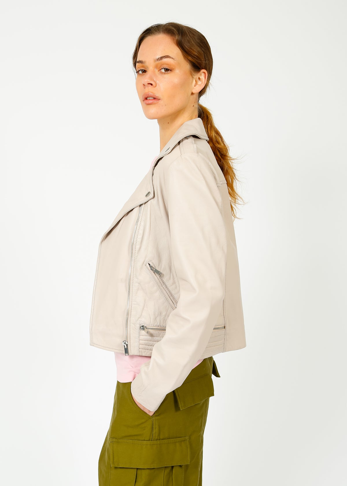 R&P Jafez Biker Jacket in Shell