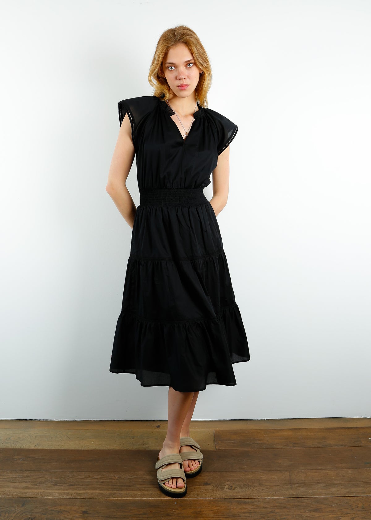 RAILS Amellia Dress in True Black Lace