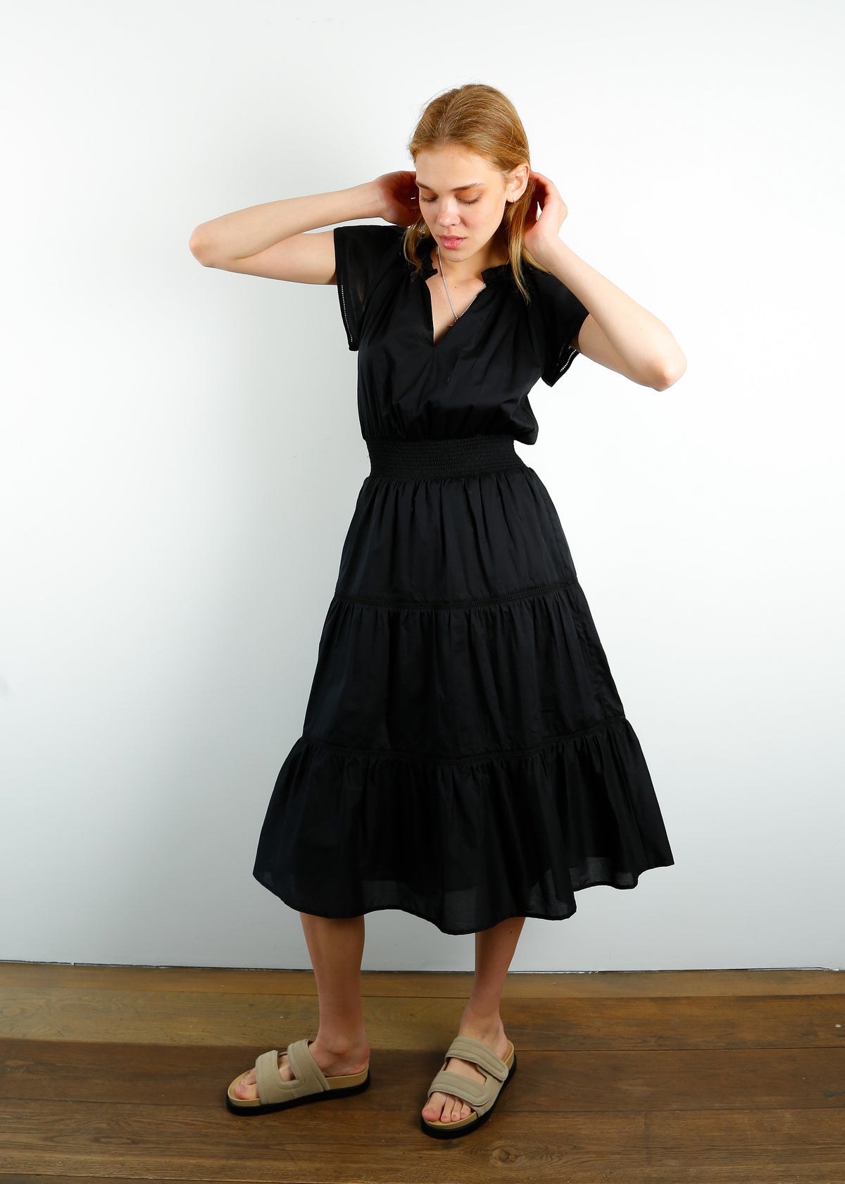 RAILS Amellia Dress in True Black Lace
