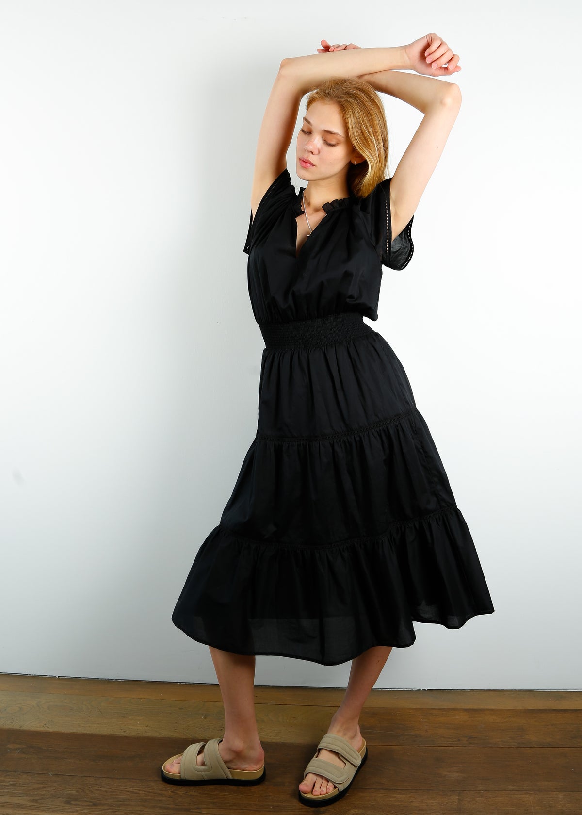 RAILS Amellia Dress in True Black Lace