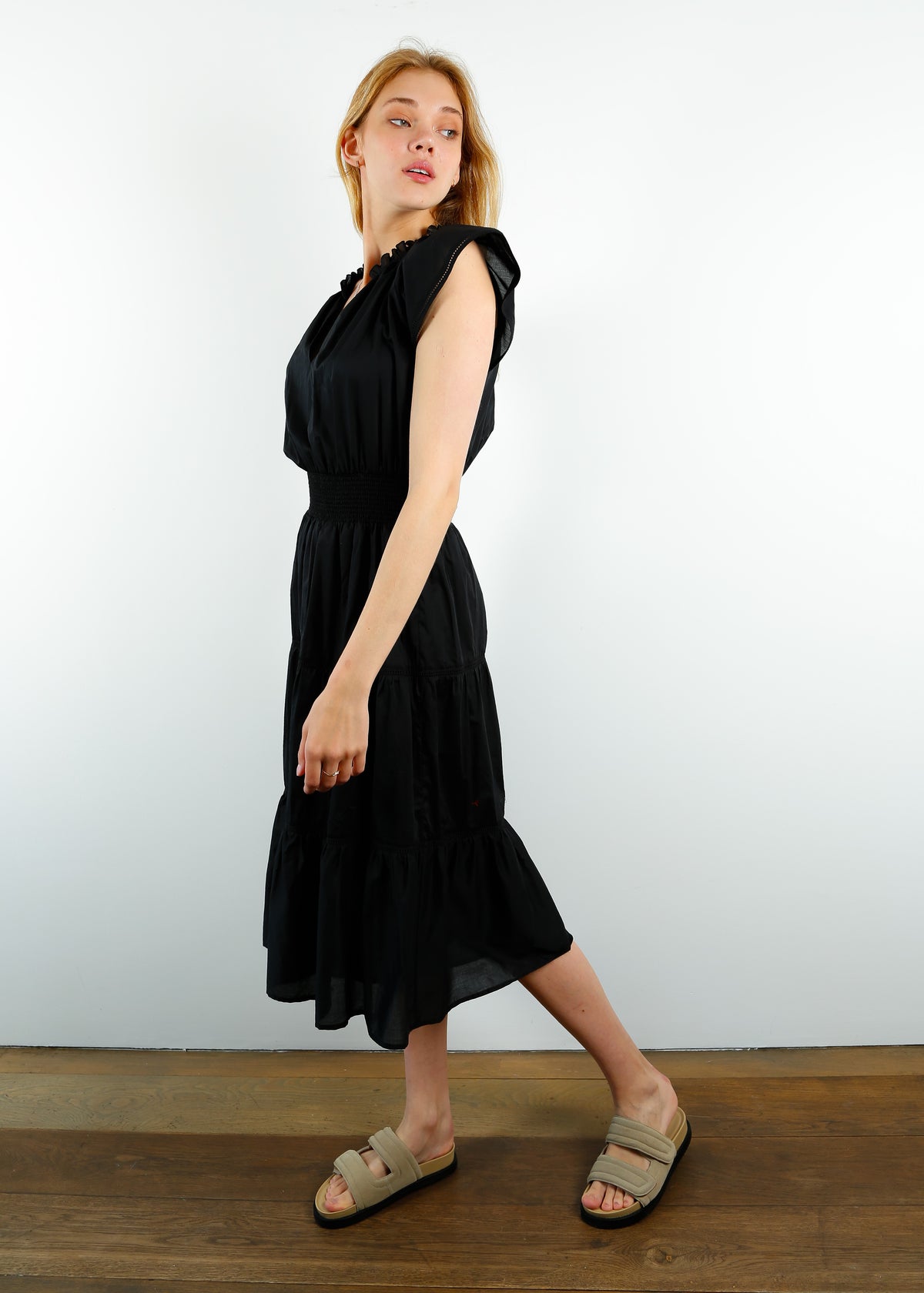 RAILS Amellia Dress in True Black Lace