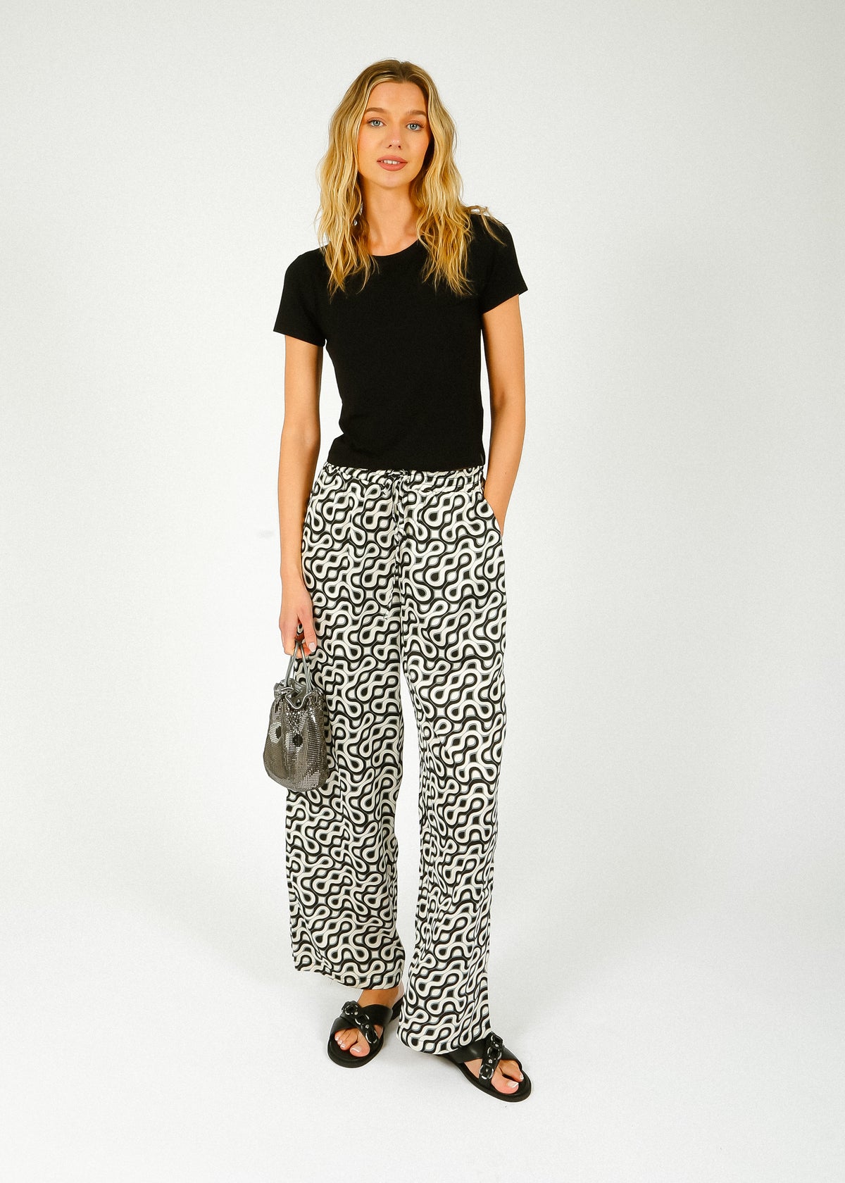 SLF Chloe Printed Wide Pant