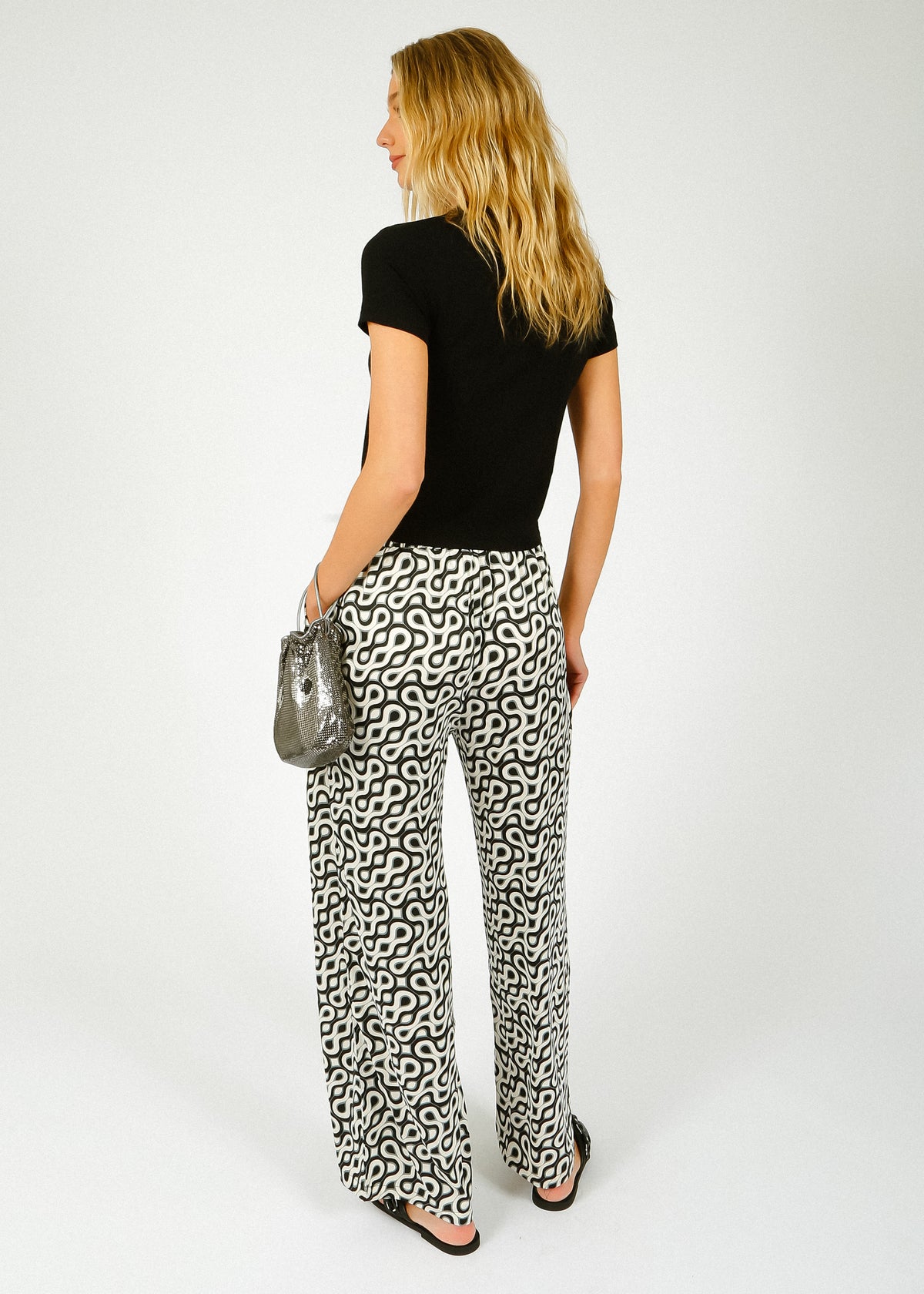 SLF Chloe Printed Wide Pant