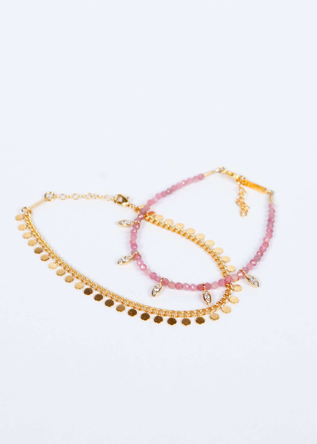 HANKA Joy Bracelet Navette in Tourmaline Rose