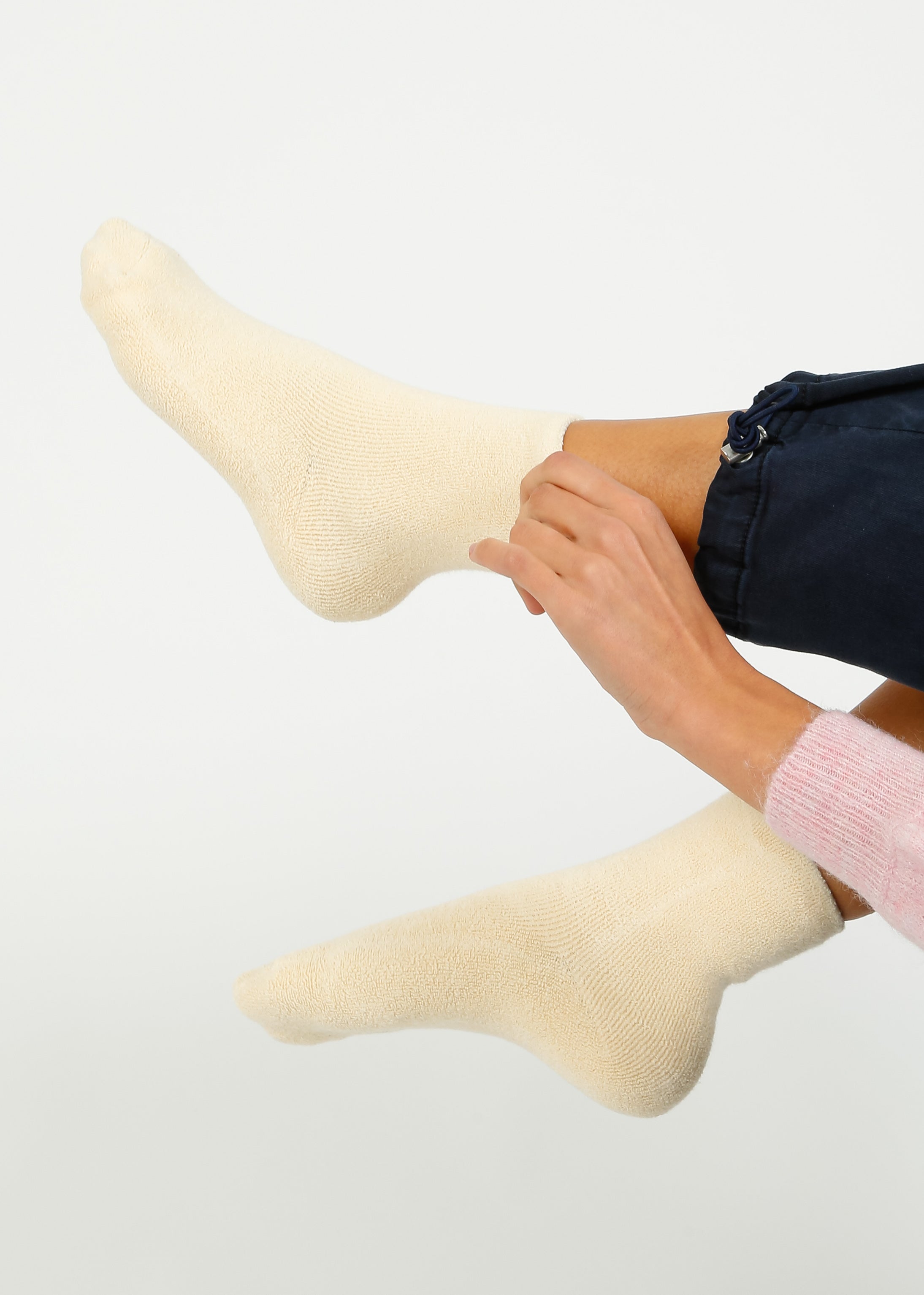 Le Bon Shoppe Cloud Socks in Ecru