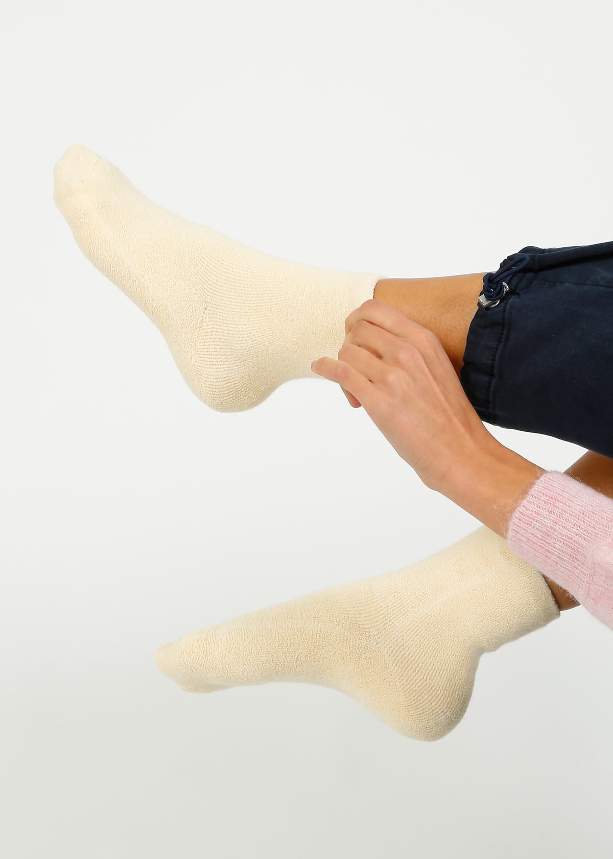 Le Bon Shoppe Cloud Socks in Ecru