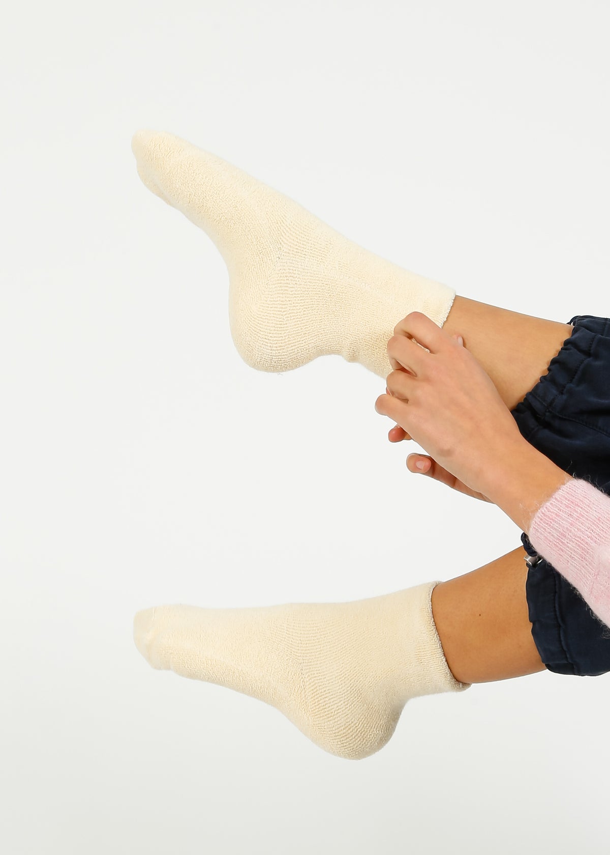 Le Bon Shoppe Cloud Socks in Ecru