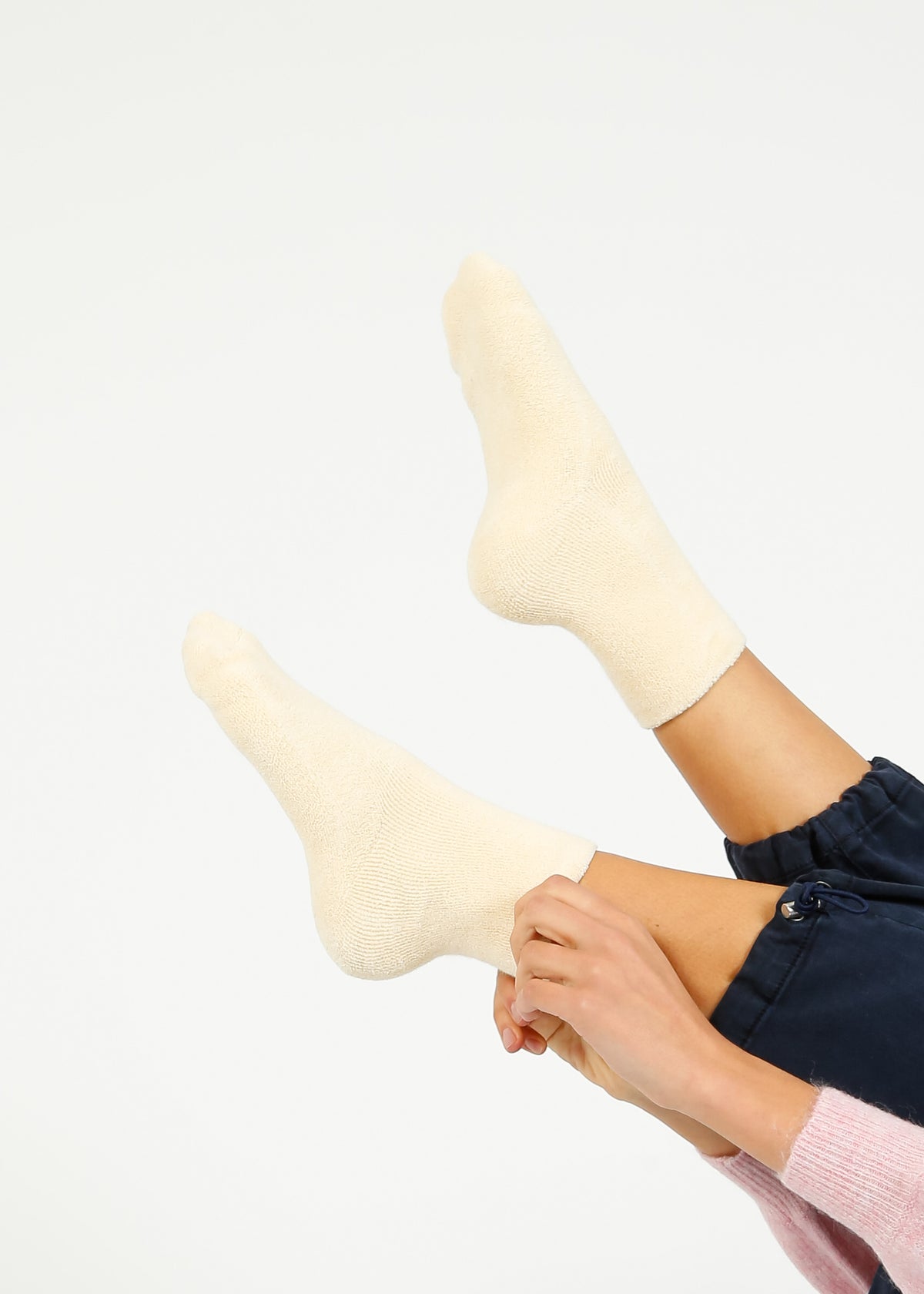 Le Bon Shoppe Cloud Socks in Ecru
