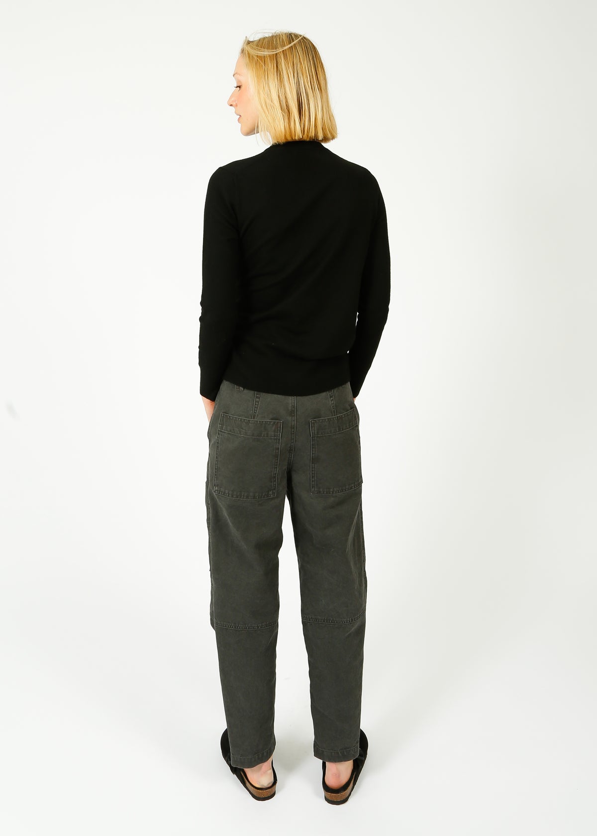 Marant Etoile Kelyane Trouser in Faded Black
