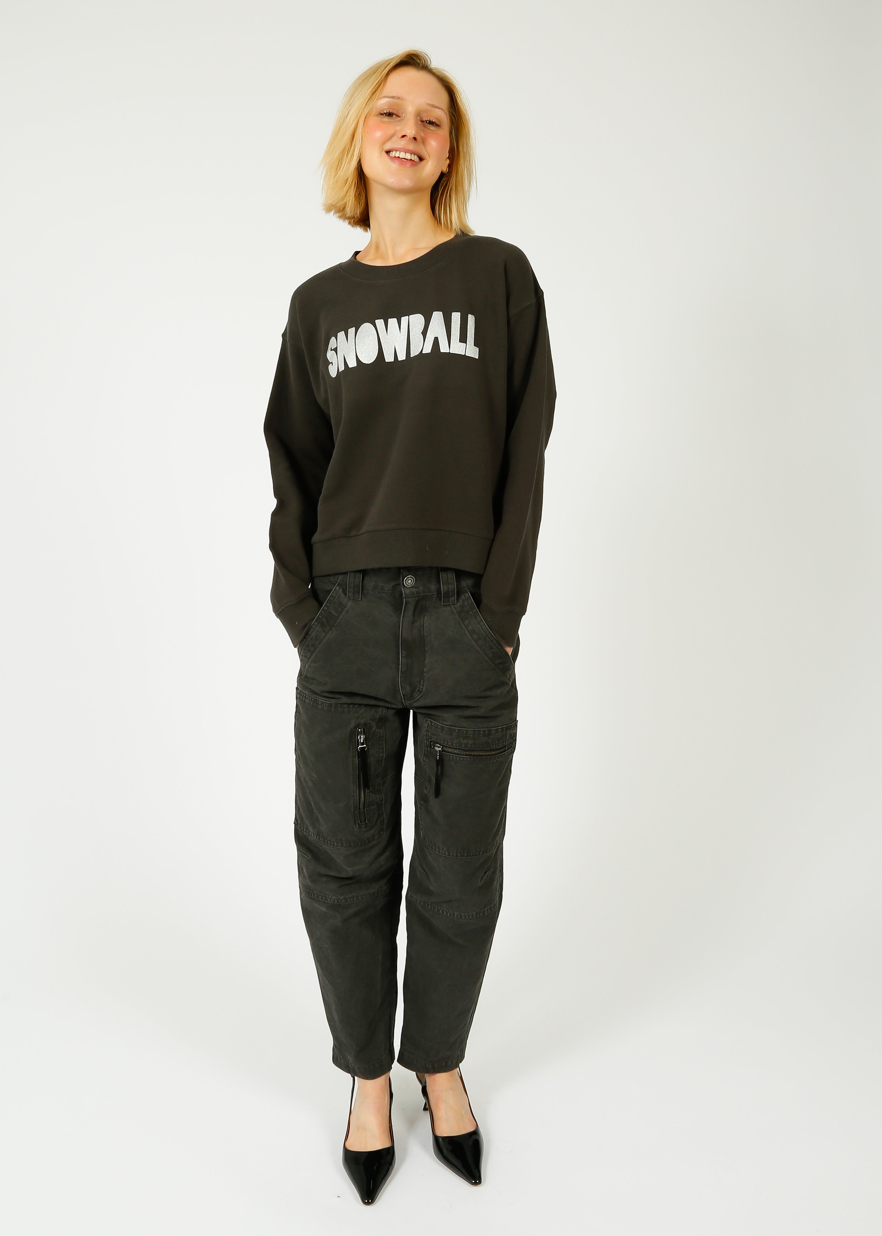 Marant Etoile Kelyane Trouser in Faded Black
