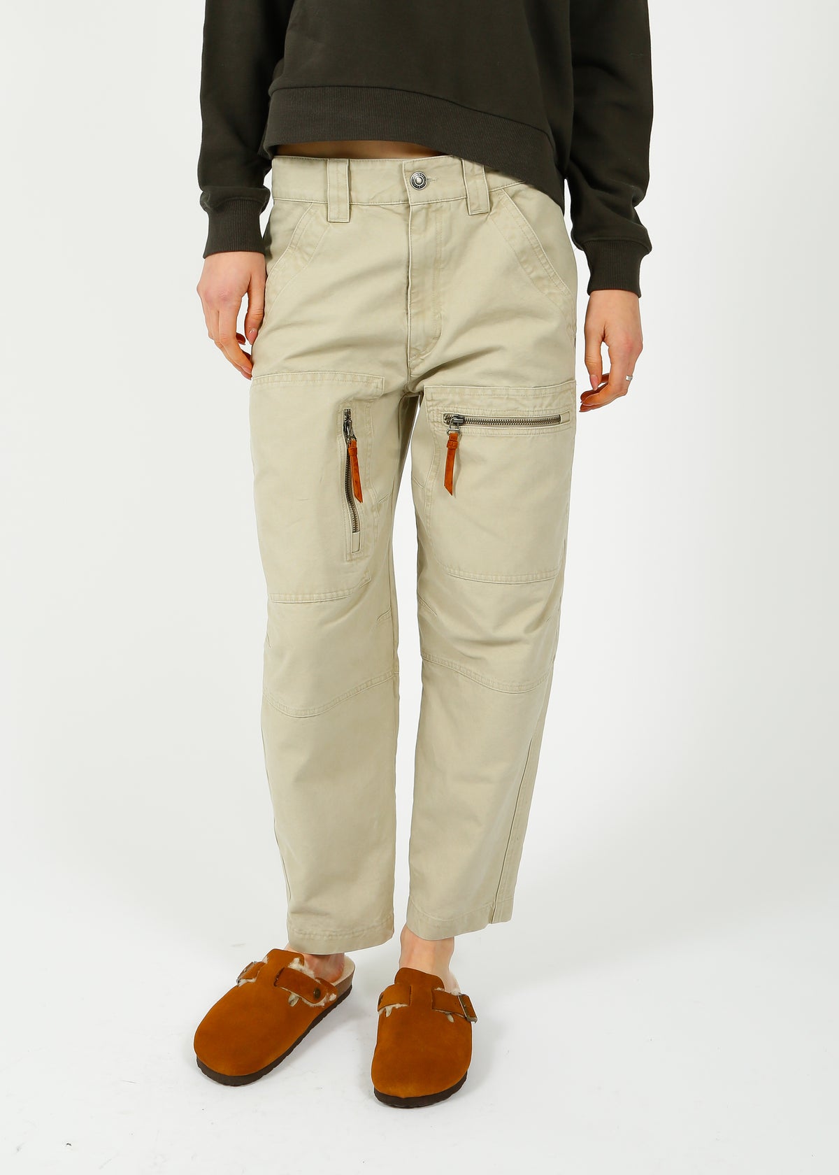 Marant Etoile Kelyane Trousers in Ecru