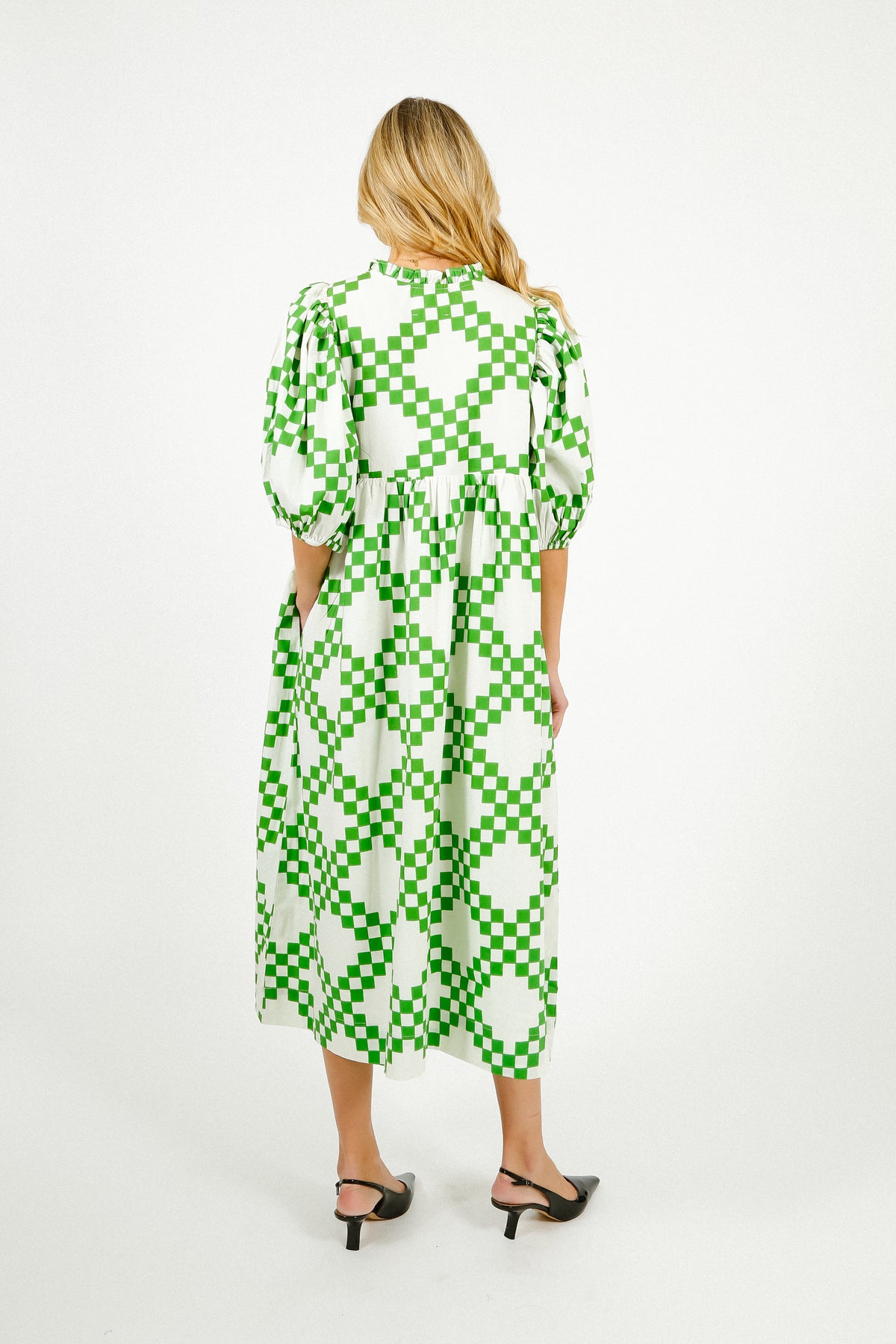 BONTE Briony Dress in Apple Green