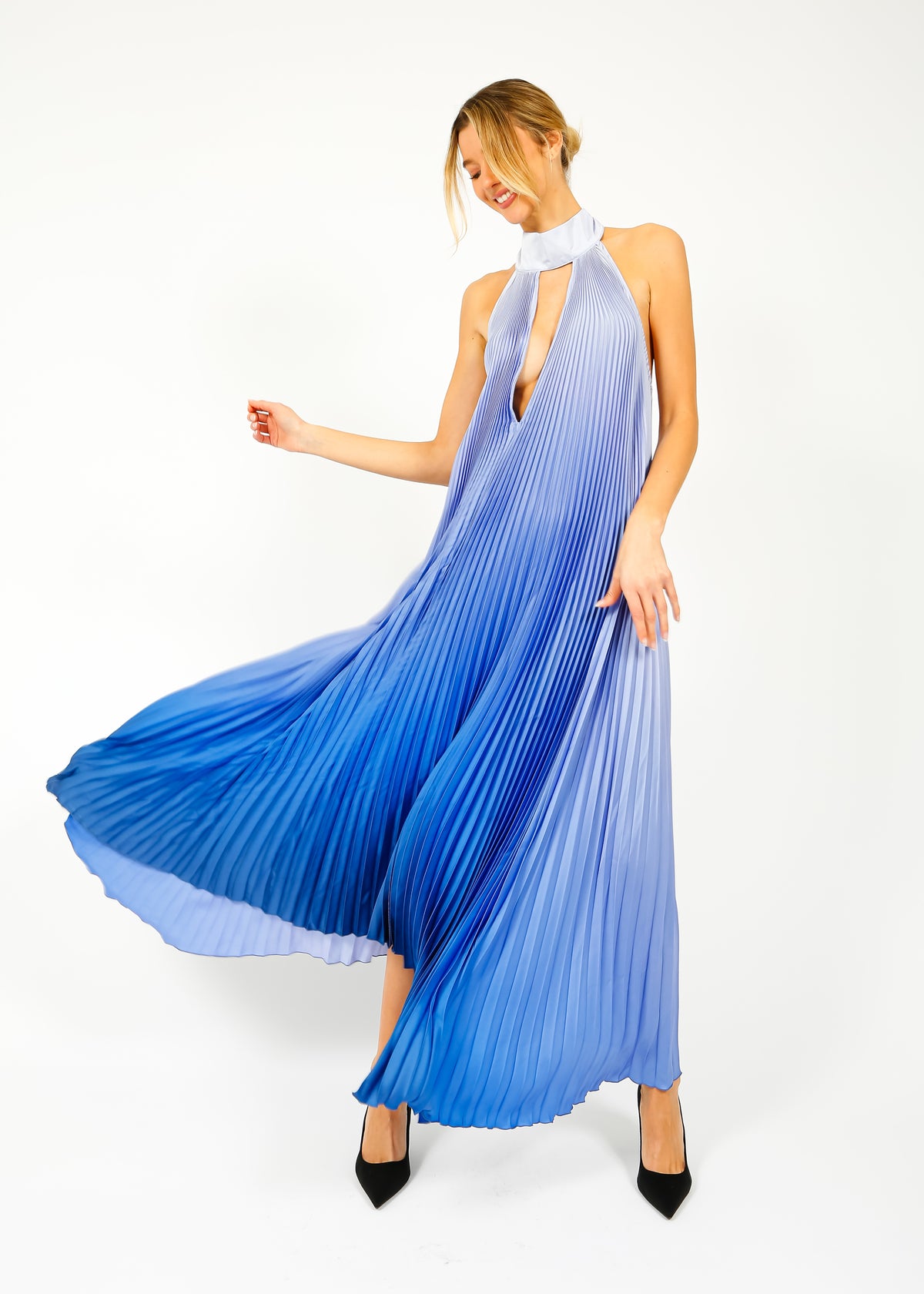 LIDÉE Opera Gown in Ocean
