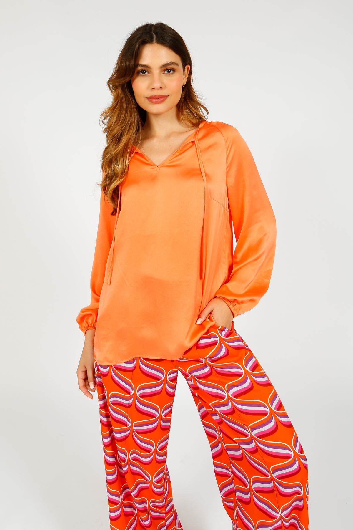 PP Fleur Top in Salmon