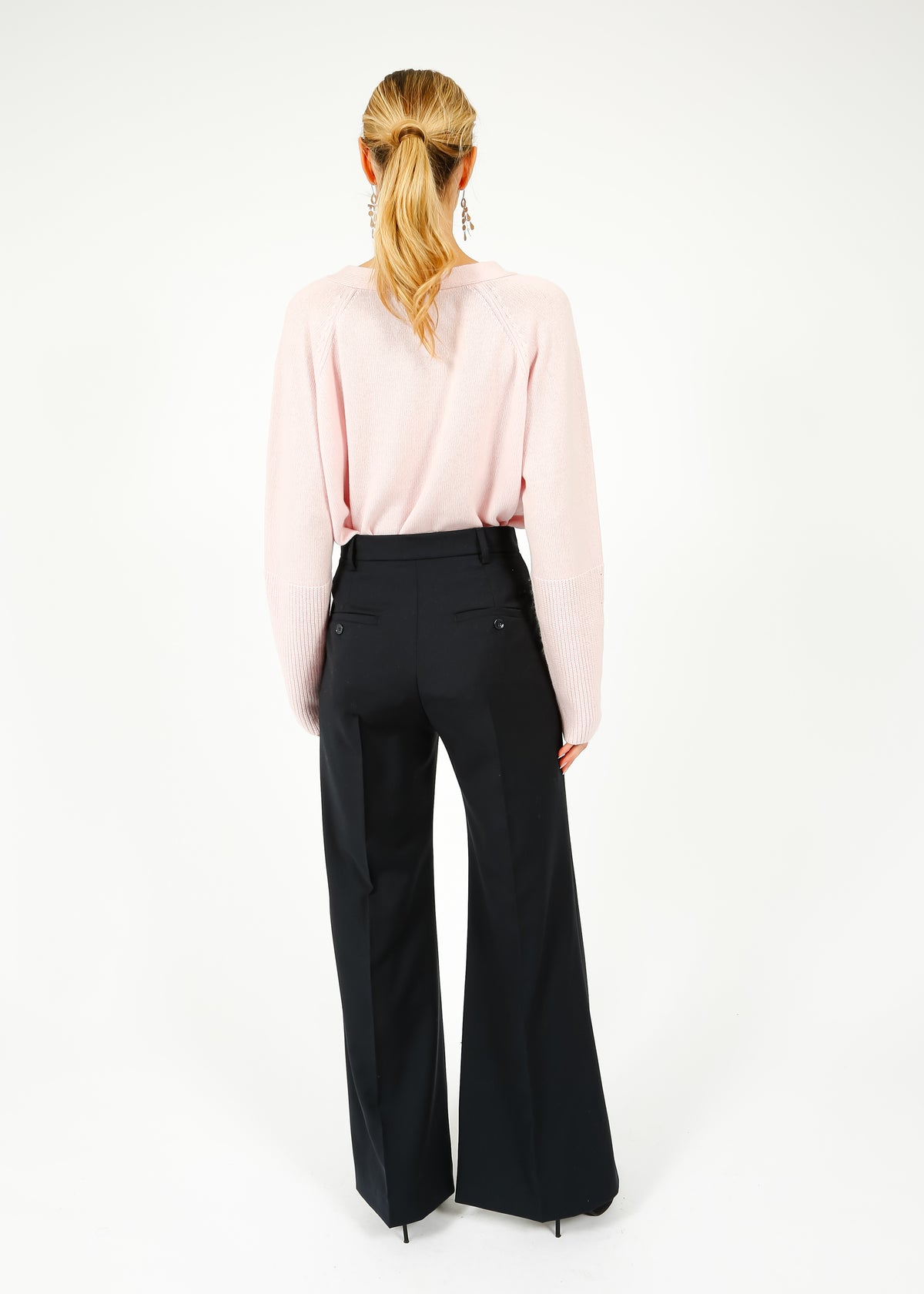 MM Sonale Wool Trousers in Navy